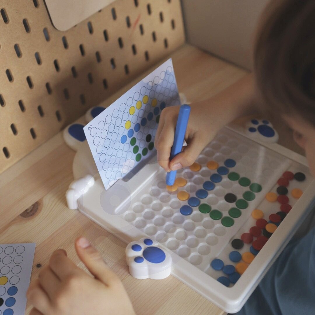 WOOPIE magnetinė lentelė vaikams Montessori MagPad Triušis 5 WOOPIE magnetinė lentelė vaikams Montessori MagPad Triušis 5