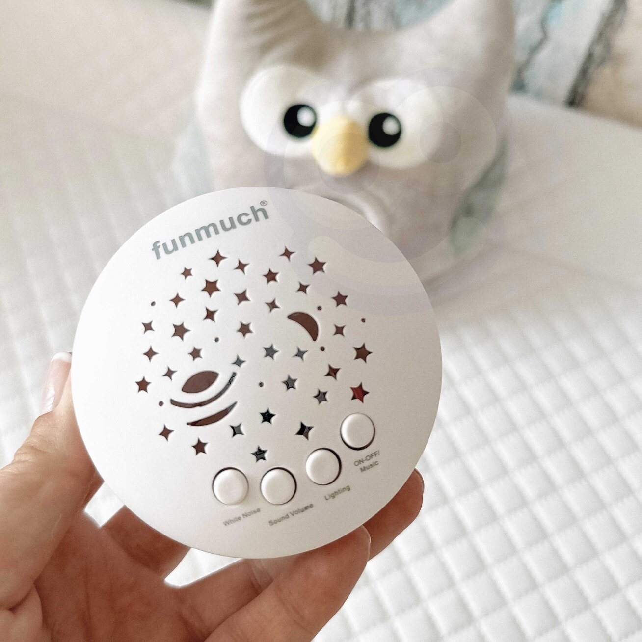 WOOPIE BABY Minkštas migdukas su projektoriumi 2in1 Pelėda – 10 lopšinių 6