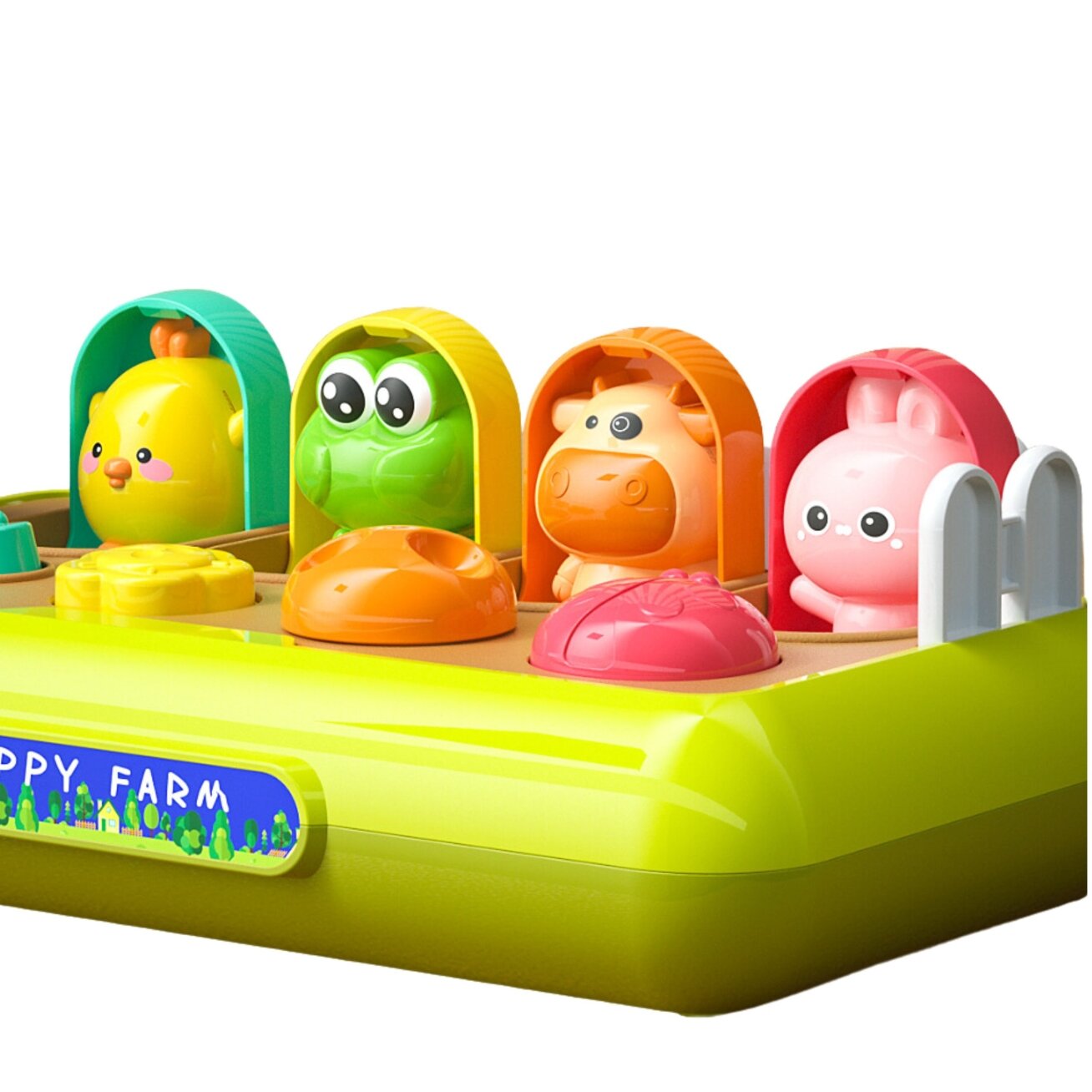 WOOPIE BABY edukacinis žaislas Iššokantys gyvūnėliai Linksmas ūkis POP-UP 12 WOOPIE BABY edukacinis žaislas Iššokantys gyvūnėliai Linksmas ūkis POP-UP 12