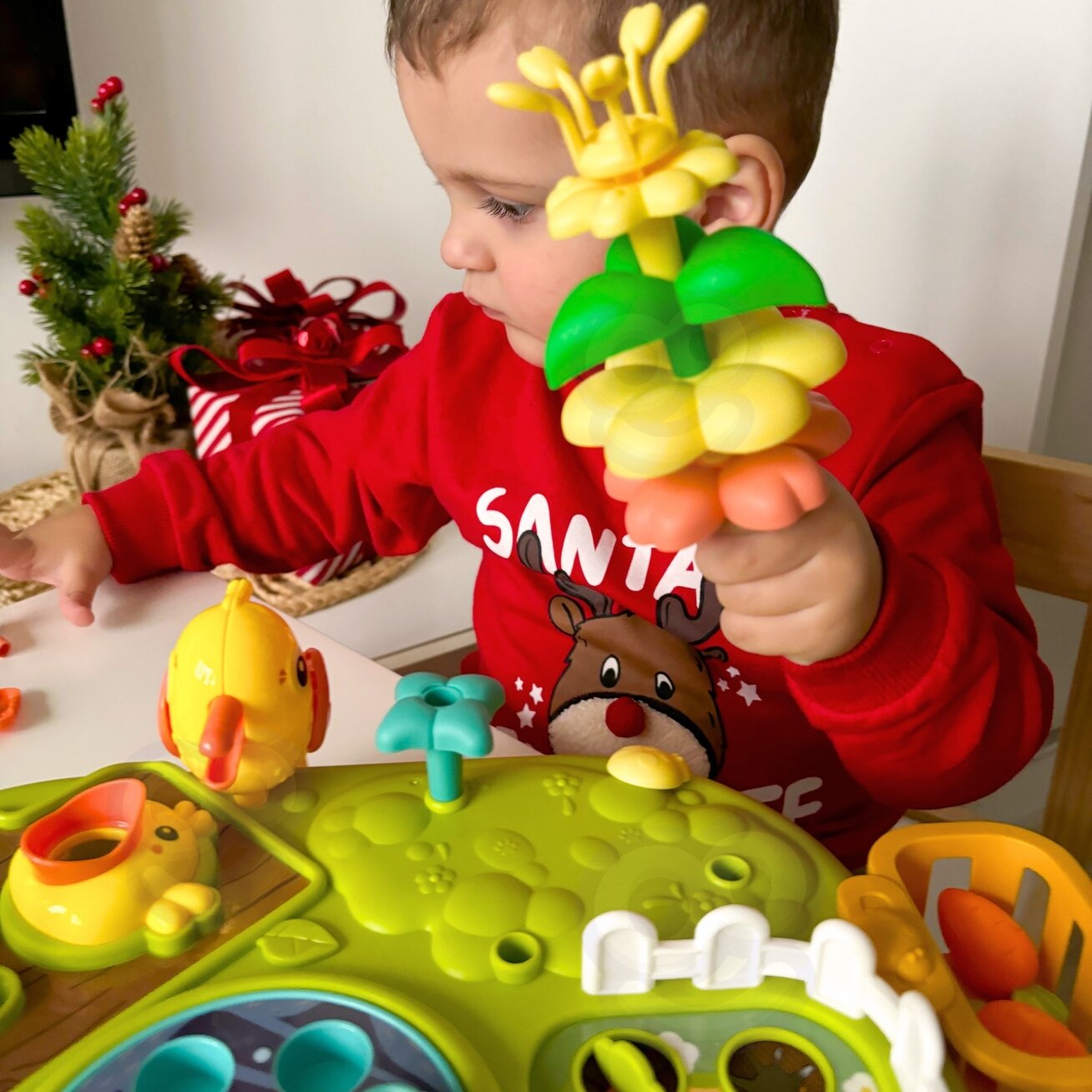WOOPIE BABY Interaktyvus edukacinis daugiafunkcis staliukas 8in1 Montessori 6