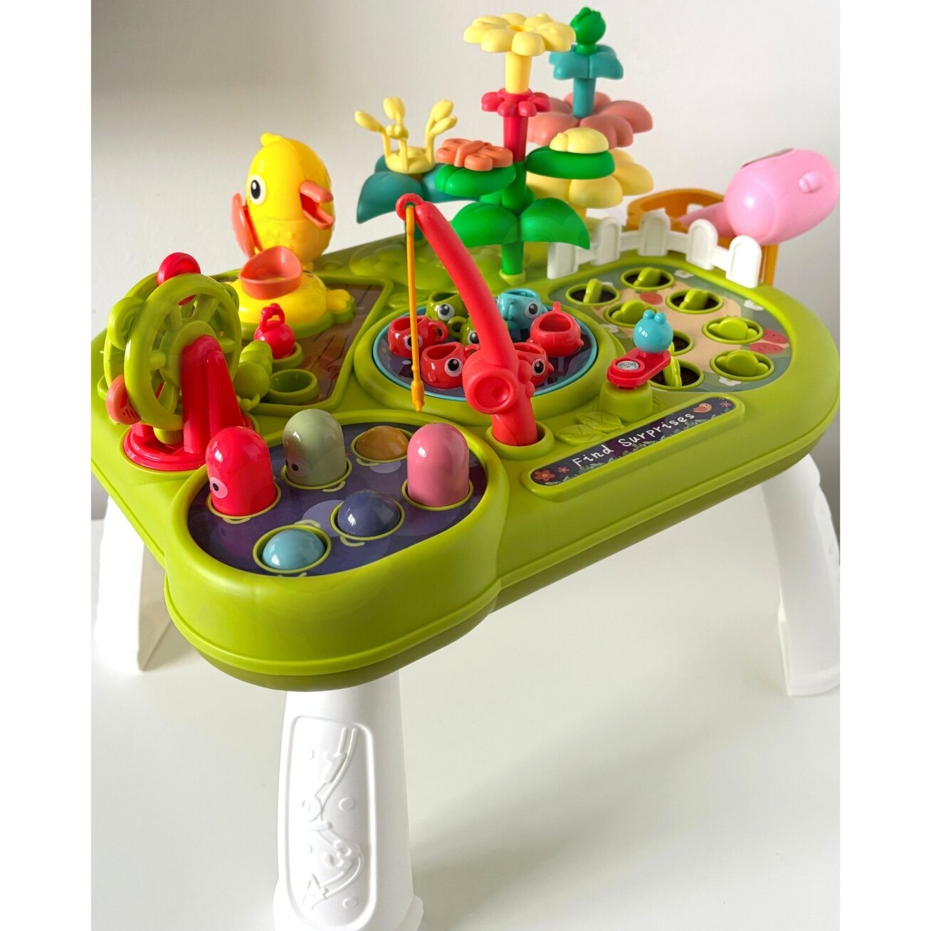 WOOPIE BABY Interaktyvus edukacinis daugiafunkcis staliukas 8in1 Montessori 8