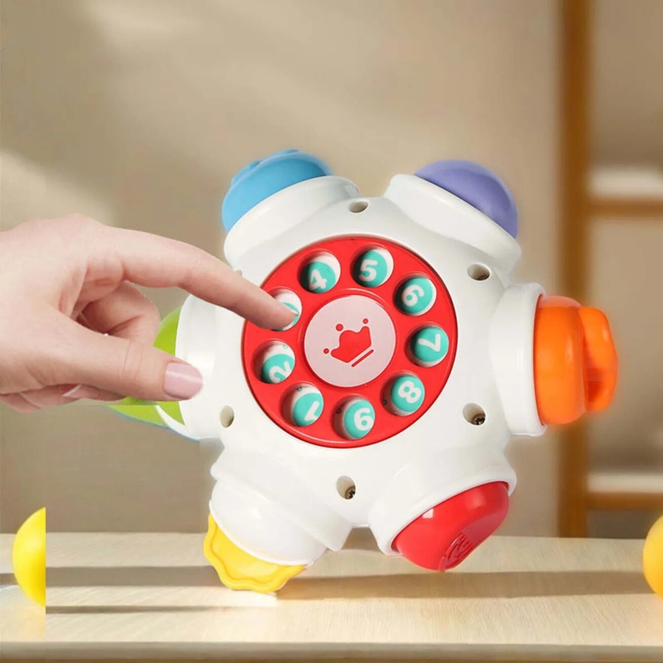 WOOPIE BABY Kosminė veiklų raketa – edukacinis sensorinis veiklų kubas 18m+ 4 WOOPIE BABY Kosminė veiklų raketa – edukacinis sensorinis veiklų kubas 18m+ 4