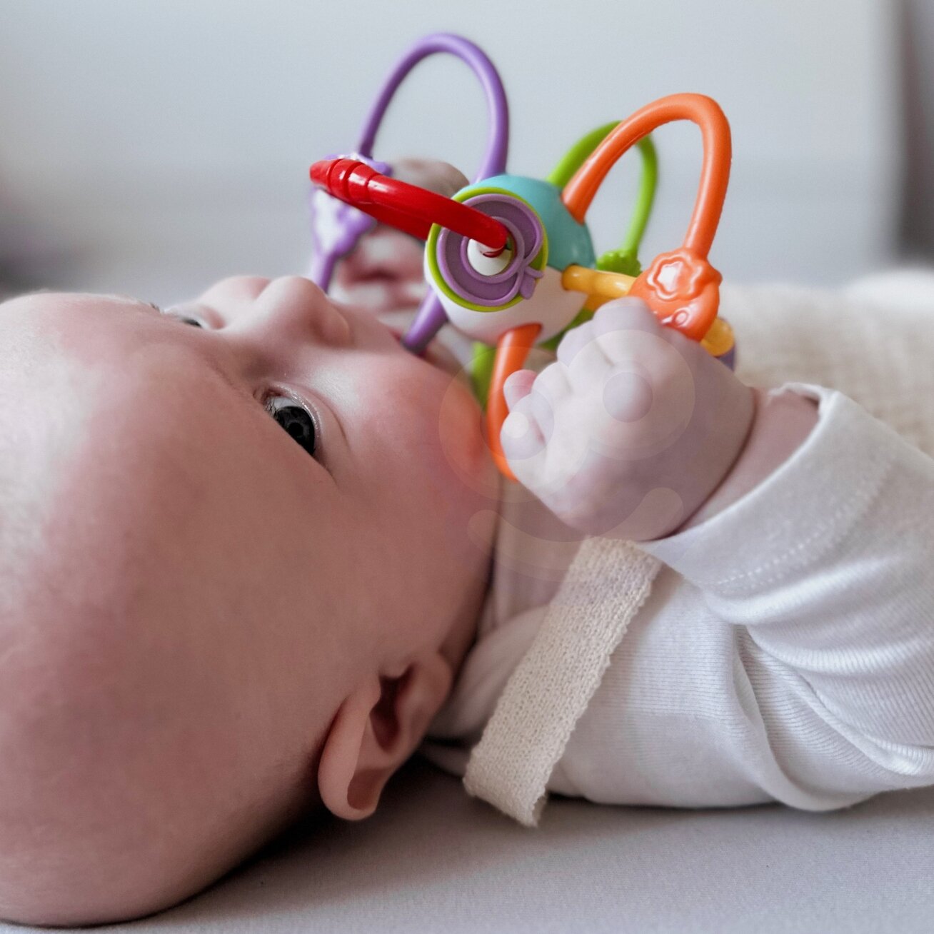WOOPIE BABY sensorinis žaislas barškutis kramtukas 2in1 3 WOOPIE BABY sensorinis žaislas barškutis kramtukas 2in1 3