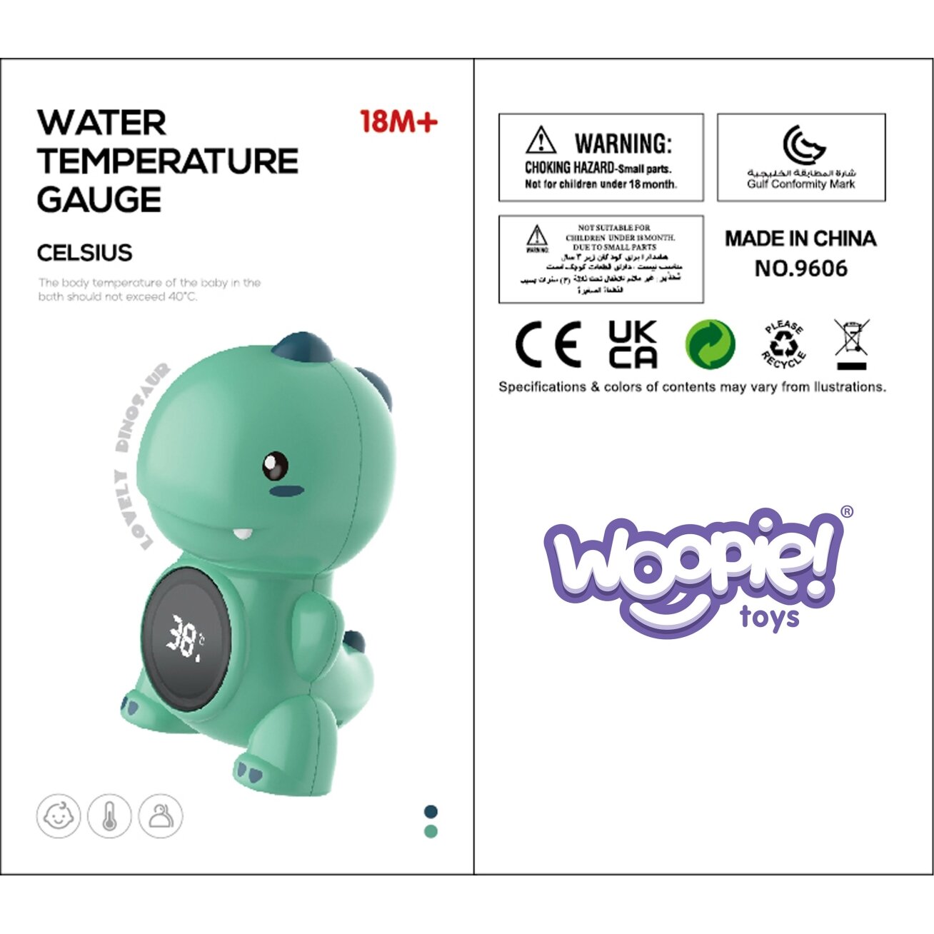 WOOPIE BABY vandens temperatūros matuoklis-termometras „Ančiukas“ 4 WOOPIE BABY vandens temperatūros matuoklis-termometras „Ančiukas“ 4