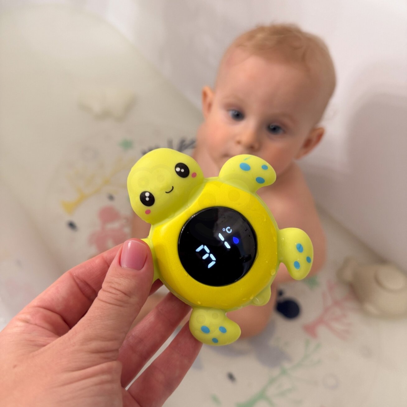 WOOPIE BABY 2in1 maudynių termometras vandens ir patalpos temperatūrai matuoti Vėžliukas 2 WOOPIE BABY 2in1 maudynių termometras vandens ir patalpos temperatūrai matuoti Vėžliukas 2