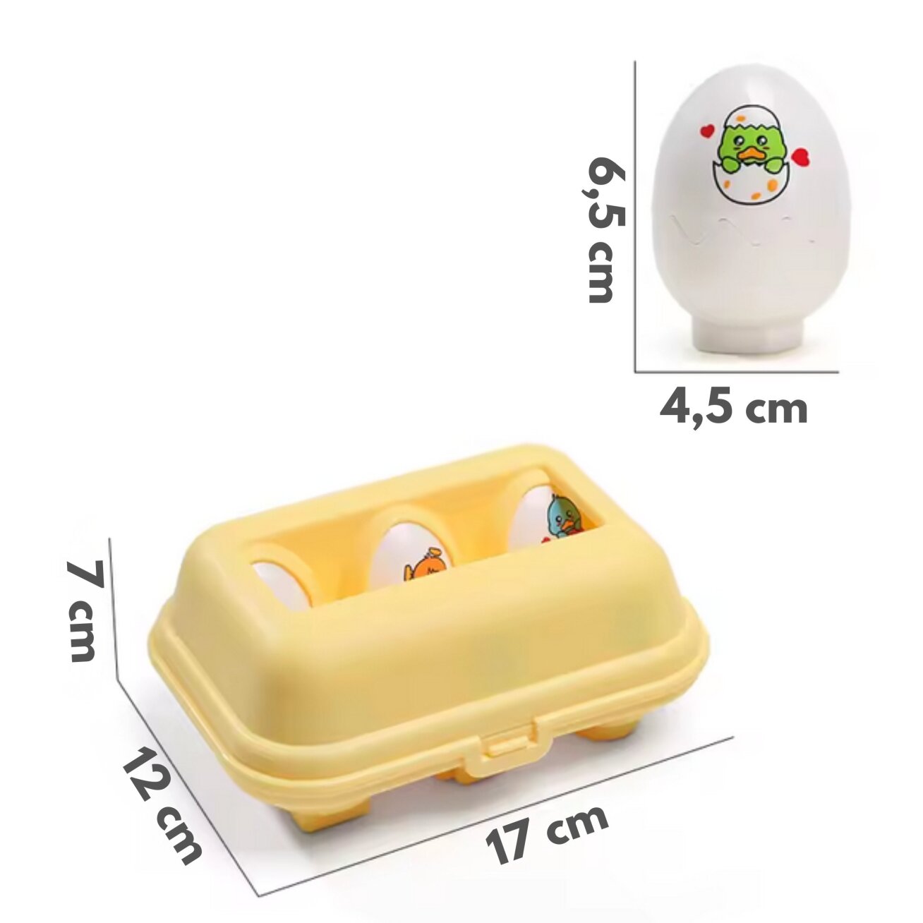 WOOPIE Montessori rūšiavimo dėlionė: priderink formas. Linksmi viščiukai kiaušiniuose 6 vnt. 9 WOOPIE Montessori rūšiavimo dėlionė: priderink formas. Linksmi viščiukai kiaušiniuose 6 vnt. 9