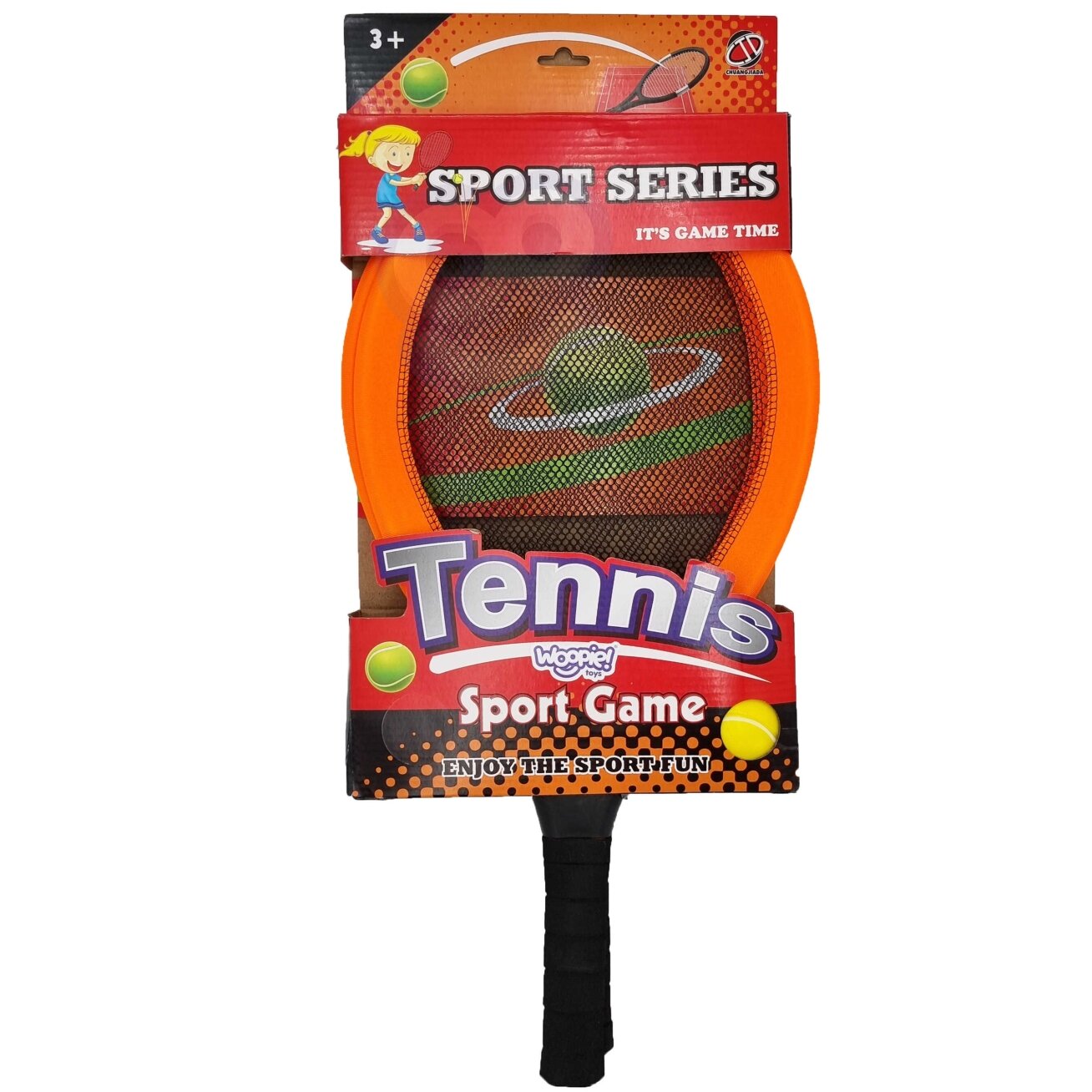 WOOPIE Didelės teniso ir badmintono raketės vaikams rinkinys + kamuoliukas ir plunksnelė 5 WOOPIE Didelės teniso ir badmintono raketės vaikams rinkinys + kamuoliukas ir plunksnelė 5