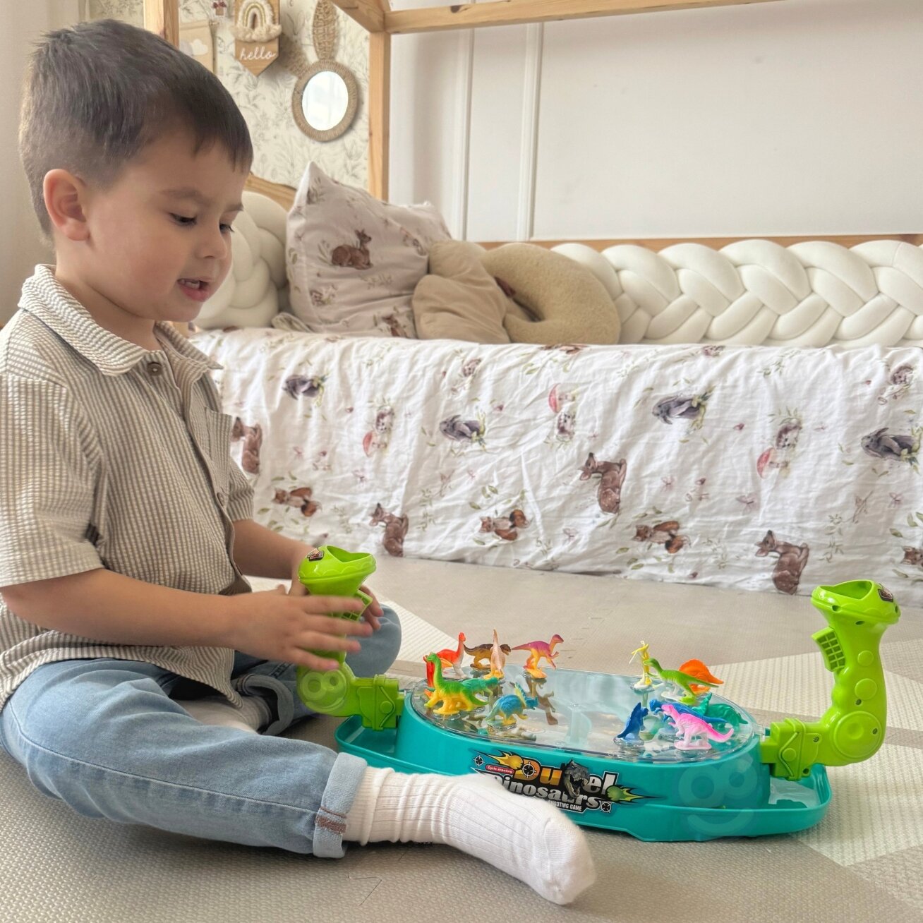 WOOPIE Dinozaurų mūšis Vikrumo žaidimas Šaudyklė 2 WOOPIE Dinozaurų mūšis Vikrumo žaidimas Šaudyklė 2