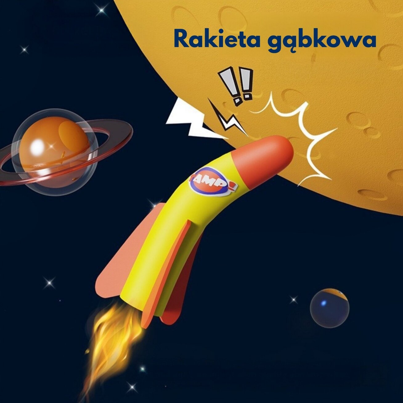 WOOPIE Dvigubas putplasčio raketų paleidimo įrenginys 6 vnt. 2 WOOPIE Dvigubas putplasčio raketų paleidimo įrenginys 6 vnt. 2