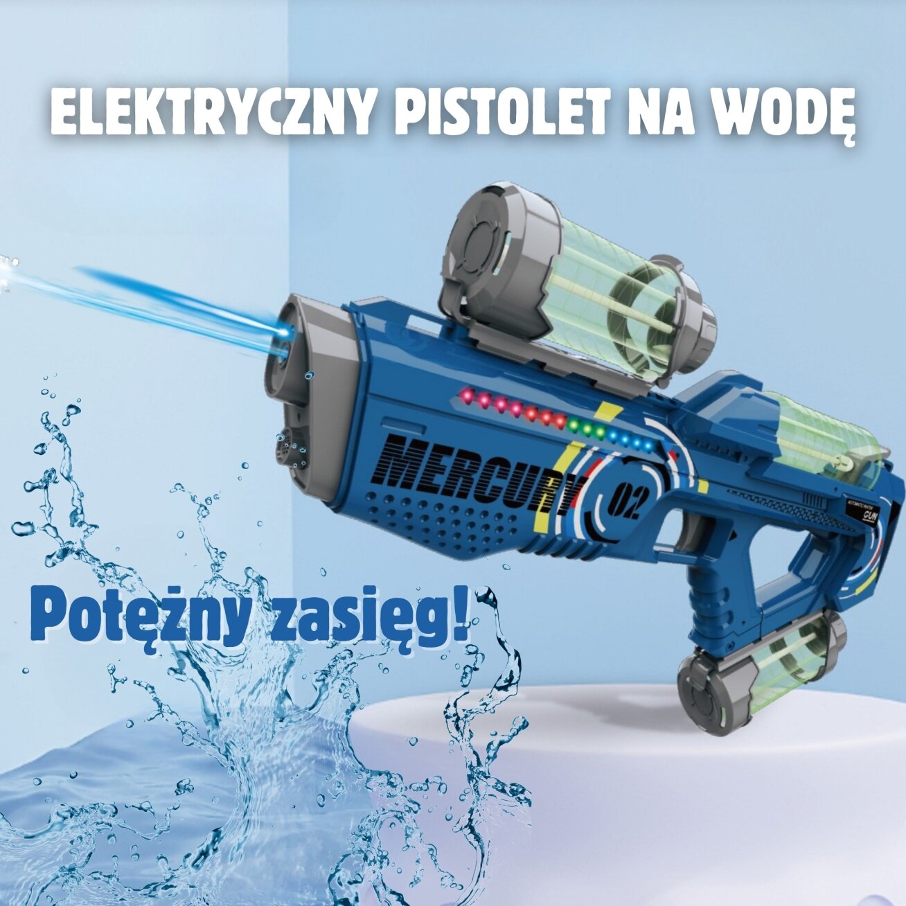 WOOPIE Elektrinis automatinis vandens pistoletas Merkury 5