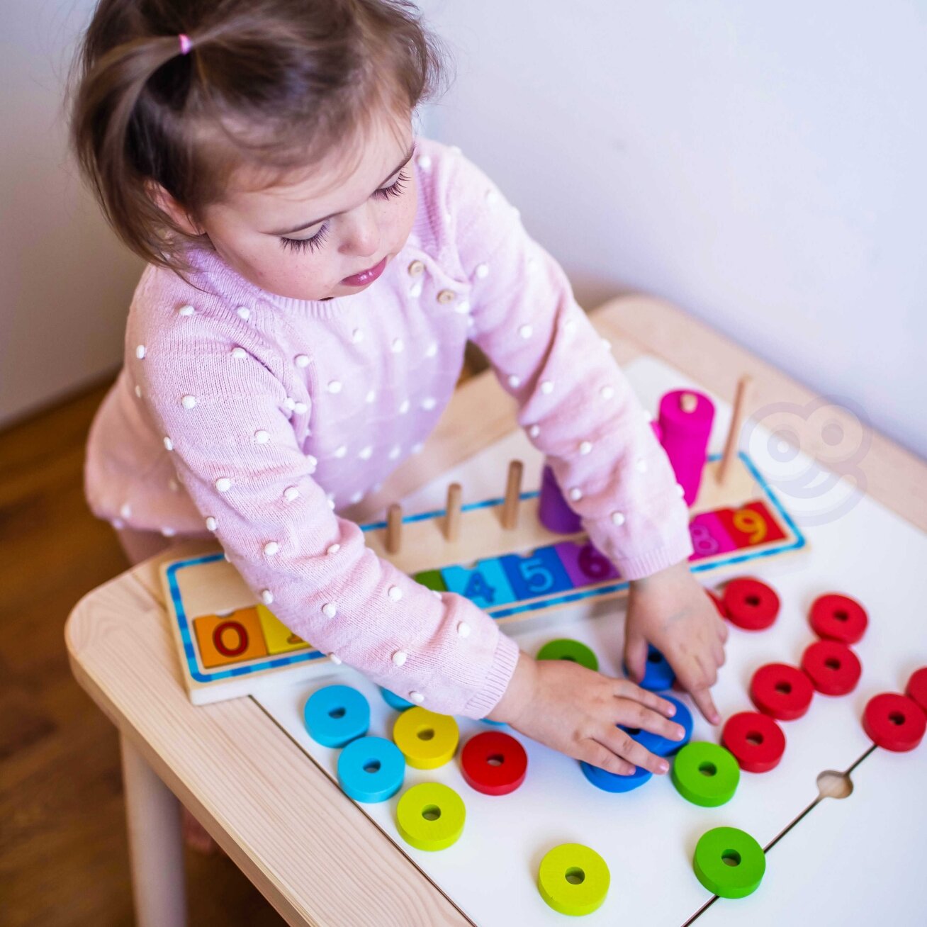 WOOPIE GREEN Montessori dėlionė skaičiavimo ir spalvų mokymuisi 56 el. 4 WOOPIE GREEN Montessori dėlionė skaičiavimo ir spalvų mokymuisi 56 el. 4