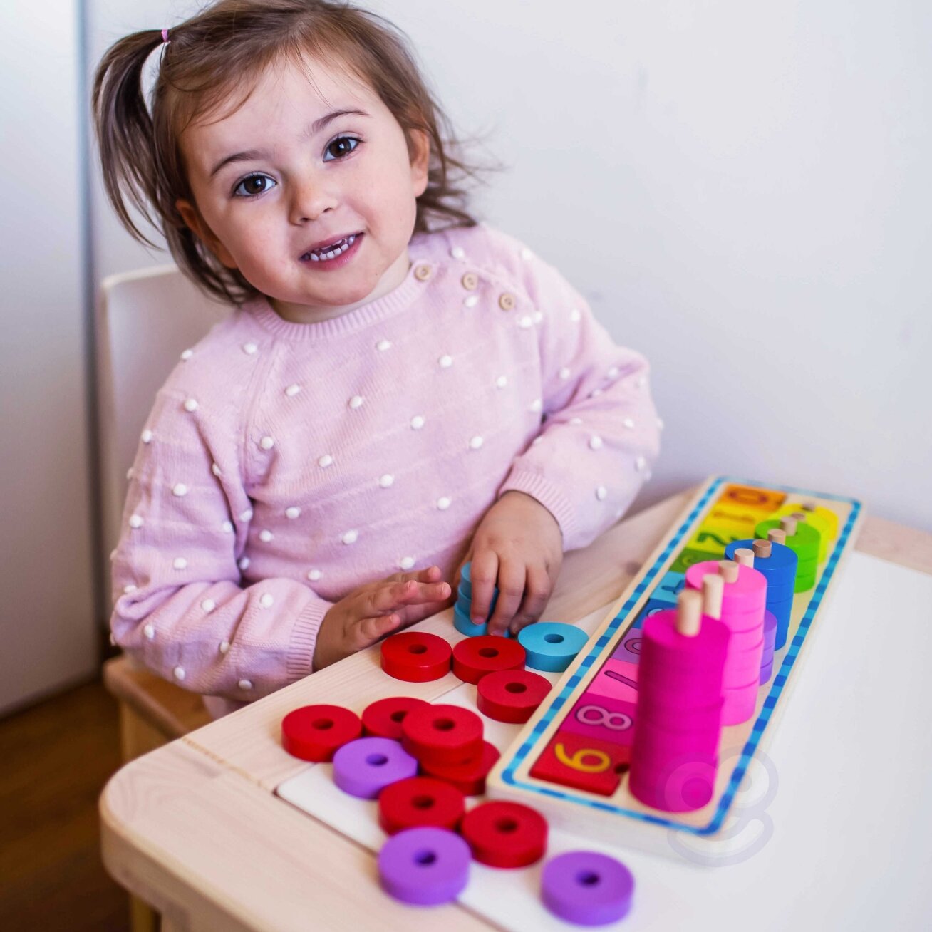 WOOPIE GREEN Montessori dėlionė skaičiavimo ir spalvų mokymuisi 56 el. 8 WOOPIE GREEN Montessori dėlionė skaičiavimo ir spalvų mokymuisi 56 el. 8
