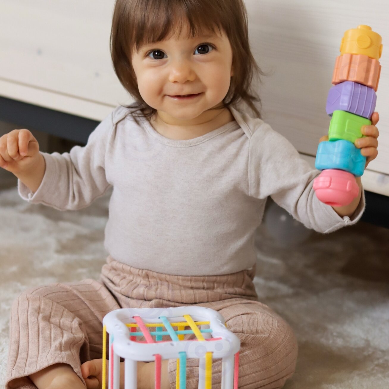 WOOPIE GREEN Dėžutė Box 5in1 Montessori edukacinė 11-12M FSC 2