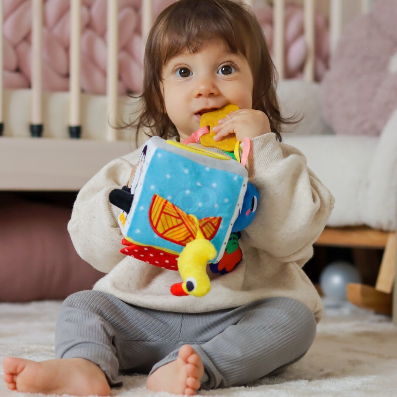 WOOPIE GREEN Dėžutė Box 5in1 Montessori edukacinė 11-12M FSC 4