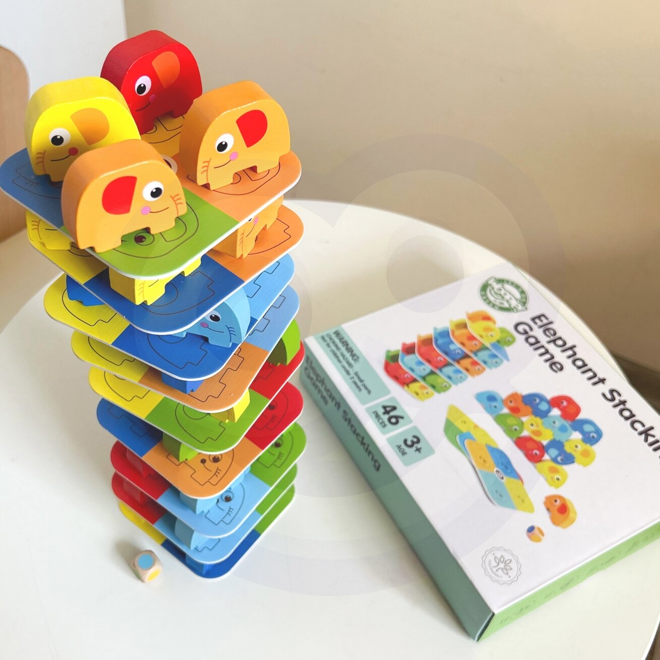 WOOPIE GREEN Drambliukas ant drambliuko – vikrumo žaidimas FSC 3
