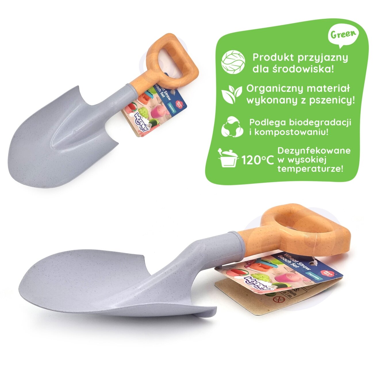 WOOPIE GREEN Smėlio kastuvėlis 33 cm BIODEGRADUOJAMA EKOLOGIŠKA MEDŽIAGA 1 WOOPIE GREEN Smėlio kastuvėlis 33 cm BIODEGRADUOJAMA EKOLOGIŠKA MEDŽIAGA 1