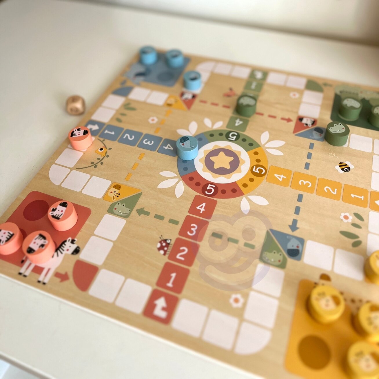WOOPIE GREEN Loginiai stalo žaidimai 2in1 Ludo (kinų šaškės) + Gyvatės ir kopėčios 2 WOOPIE GREEN Loginiai stalo žaidimai 2in1 Ludo (kinų šaškės) + Gyvatės ir kopėčios 2