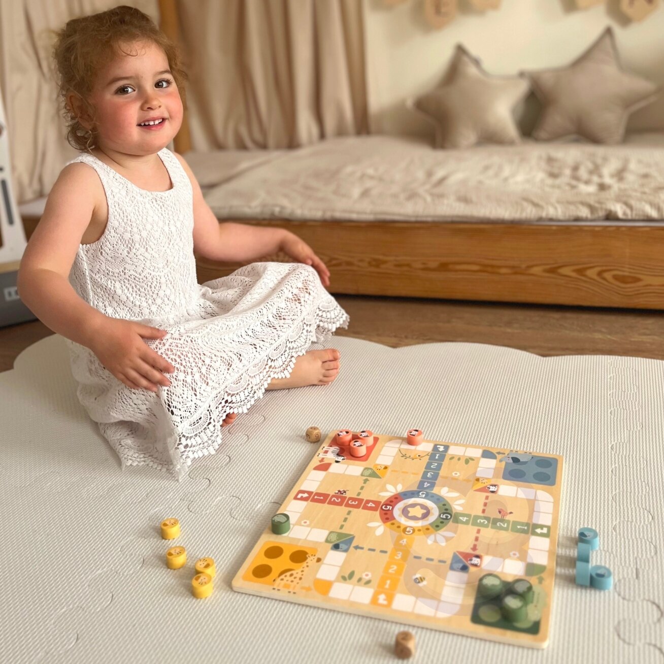 WOOPIE GREEN Loginiai stalo žaidimai 2in1 Ludo (kinų šaškės) + Gyvatės ir kopėčios 5 WOOPIE GREEN Loginiai stalo žaidimai 2in1 Ludo (kinų šaškės) + Gyvatės ir kopėčios 5