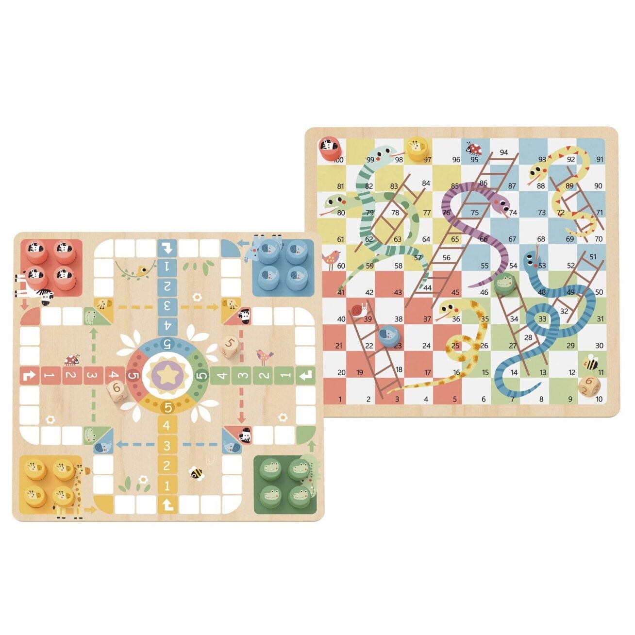 WOOPIE GREEN Loginiai stalo žaidimai 2in1 Ludo (kinų šaškės) + Gyvatės ir kopėčios 8 WOOPIE GREEN Loginiai stalo žaidimai 2in1 Ludo (kinų šaškės) + Gyvatės ir kopėčios 8