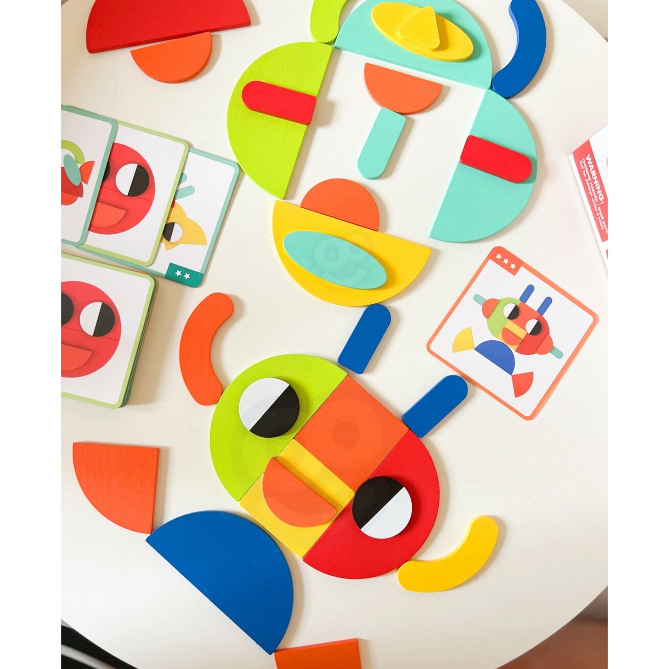WOOPIE GREEN Medinė Montessori dėlionė 40 raštų atkurti 55 el. FSC sertifikatas 8