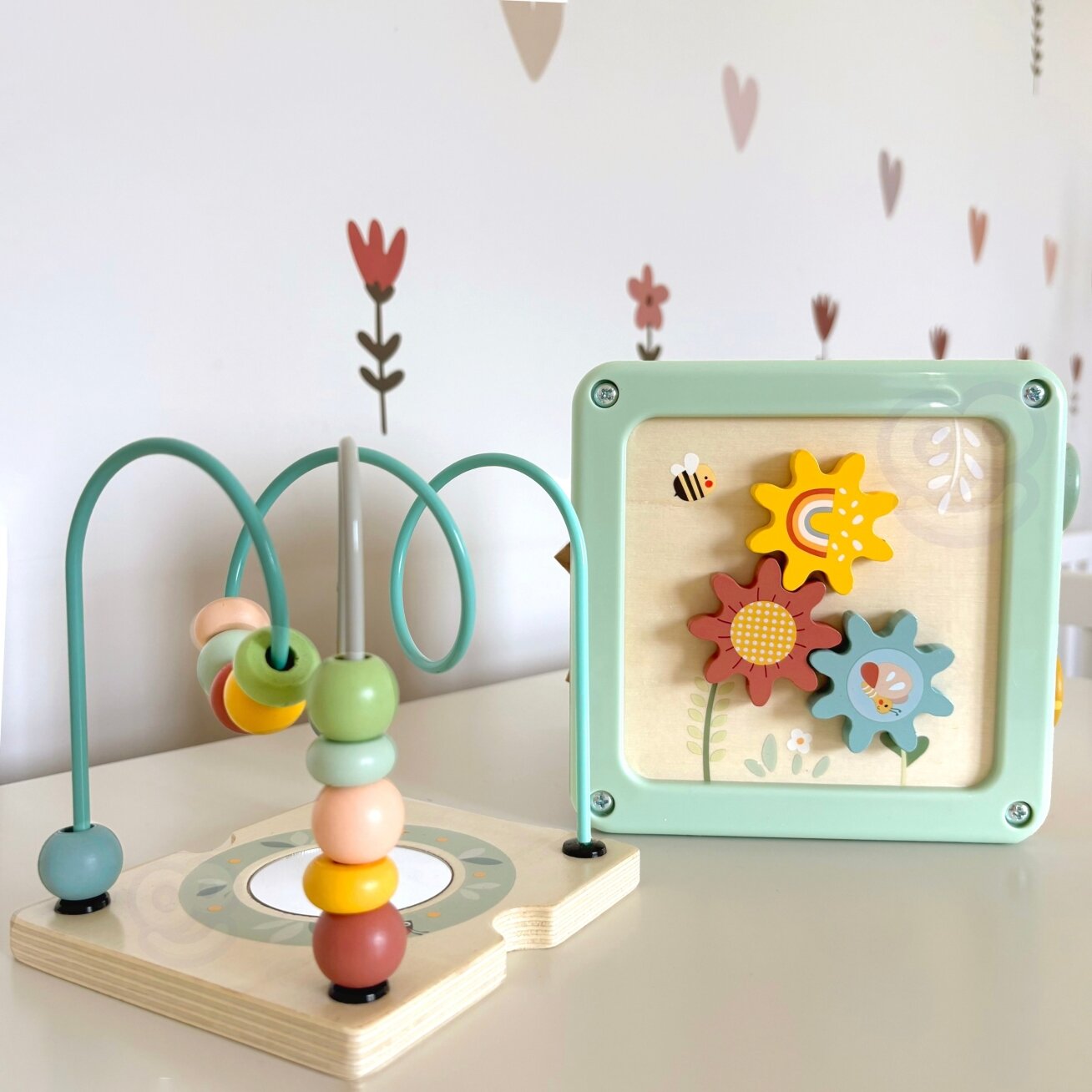 WOOPIE GREEN Medinis veiklos kubas daugiafunkcis edukacinis rūšiuotuvas 8