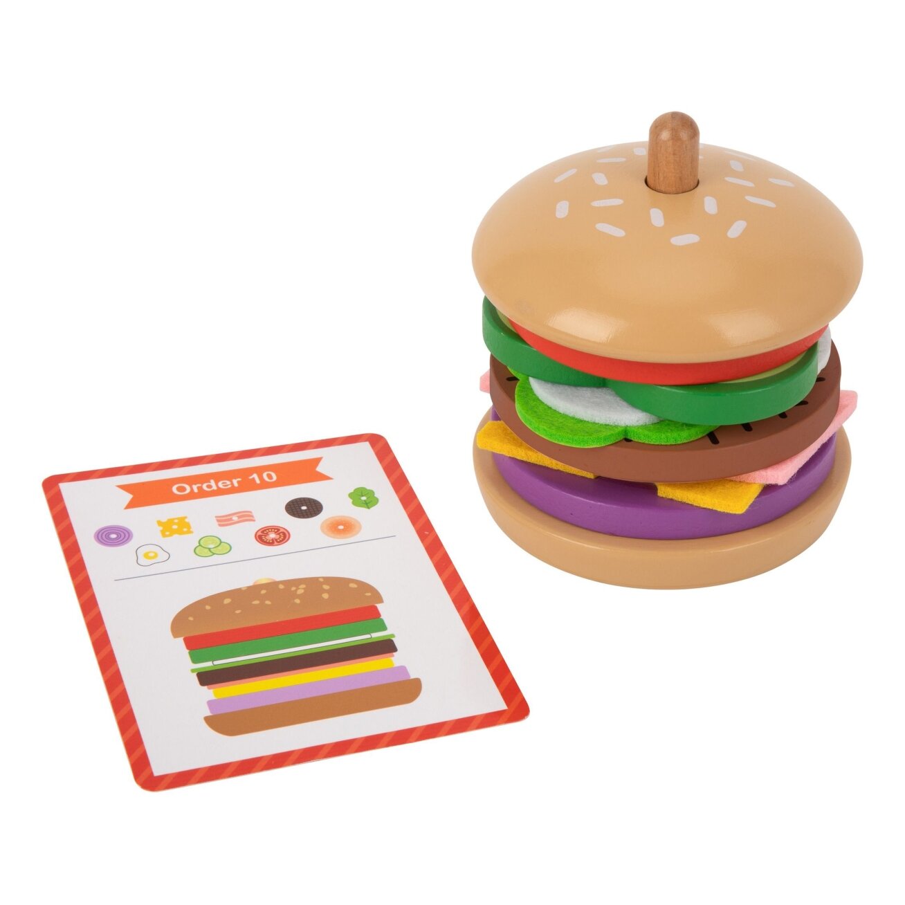 WOOPIE GREEN Medinis burgeris – restoranas, dėlionė vaikams, 15 el. FSC sertifikatas 10 WOOPIE GREEN Medinis burgeris – restoranas, dėlionė vaikams, 15 el. FSC sertifikatas 10