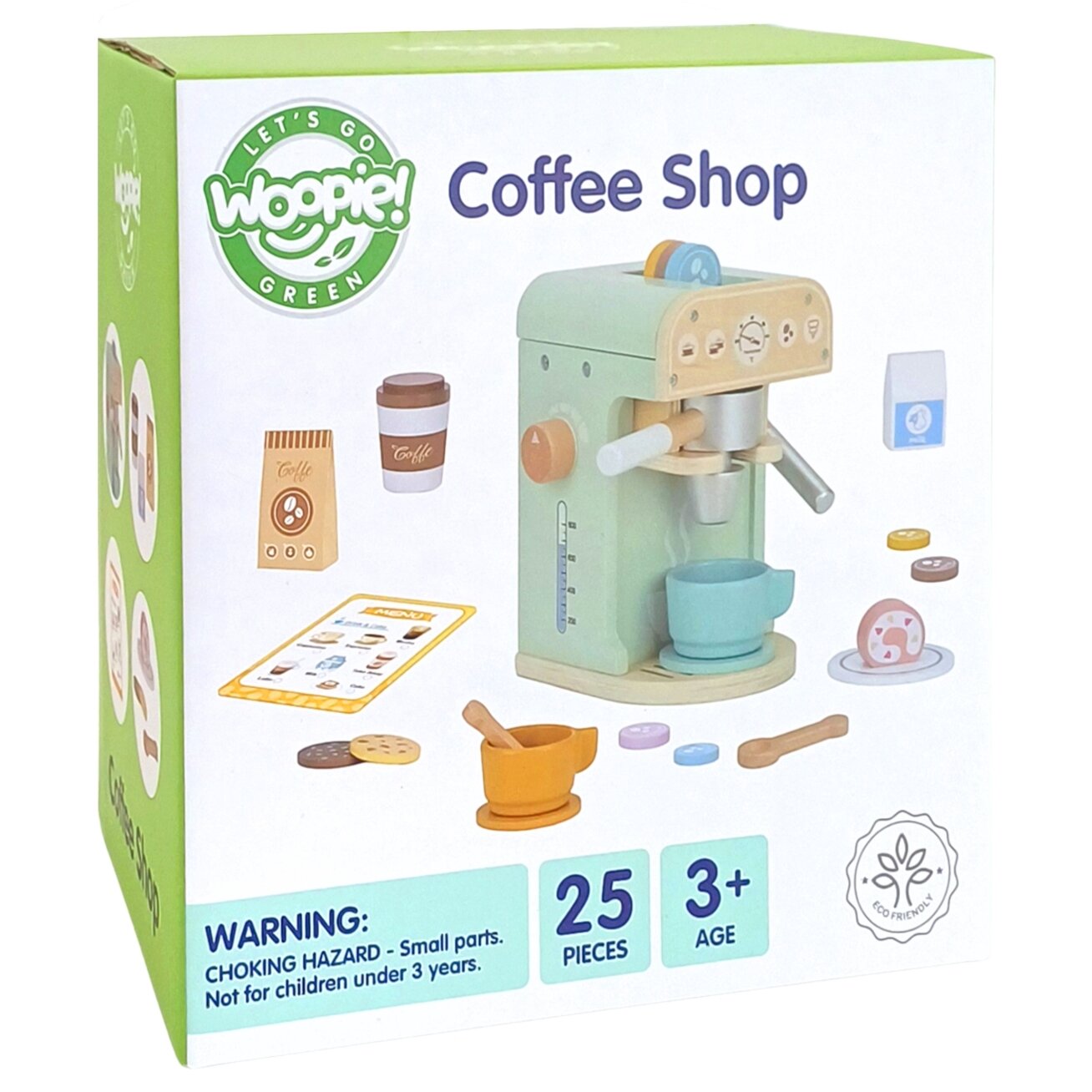 WOOPIE GREEN Medinis kavos aparatas konditerija barista 25 el. 13 WOOPIE GREEN Medinis kavos aparatas konditerija barista 25 el. 13