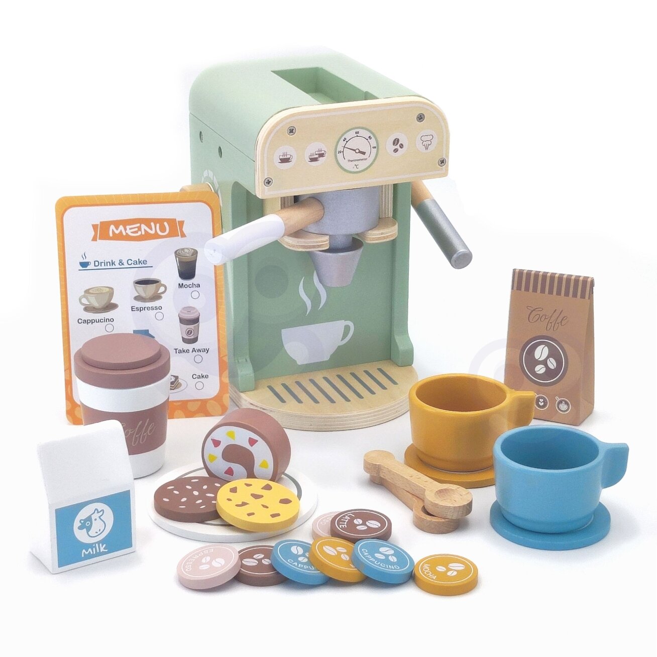 WOOPIE GREEN Medinis kavos aparatas konditerija barista 25 el. 7 WOOPIE GREEN Medinis kavos aparatas konditerija barista 25 el. 7