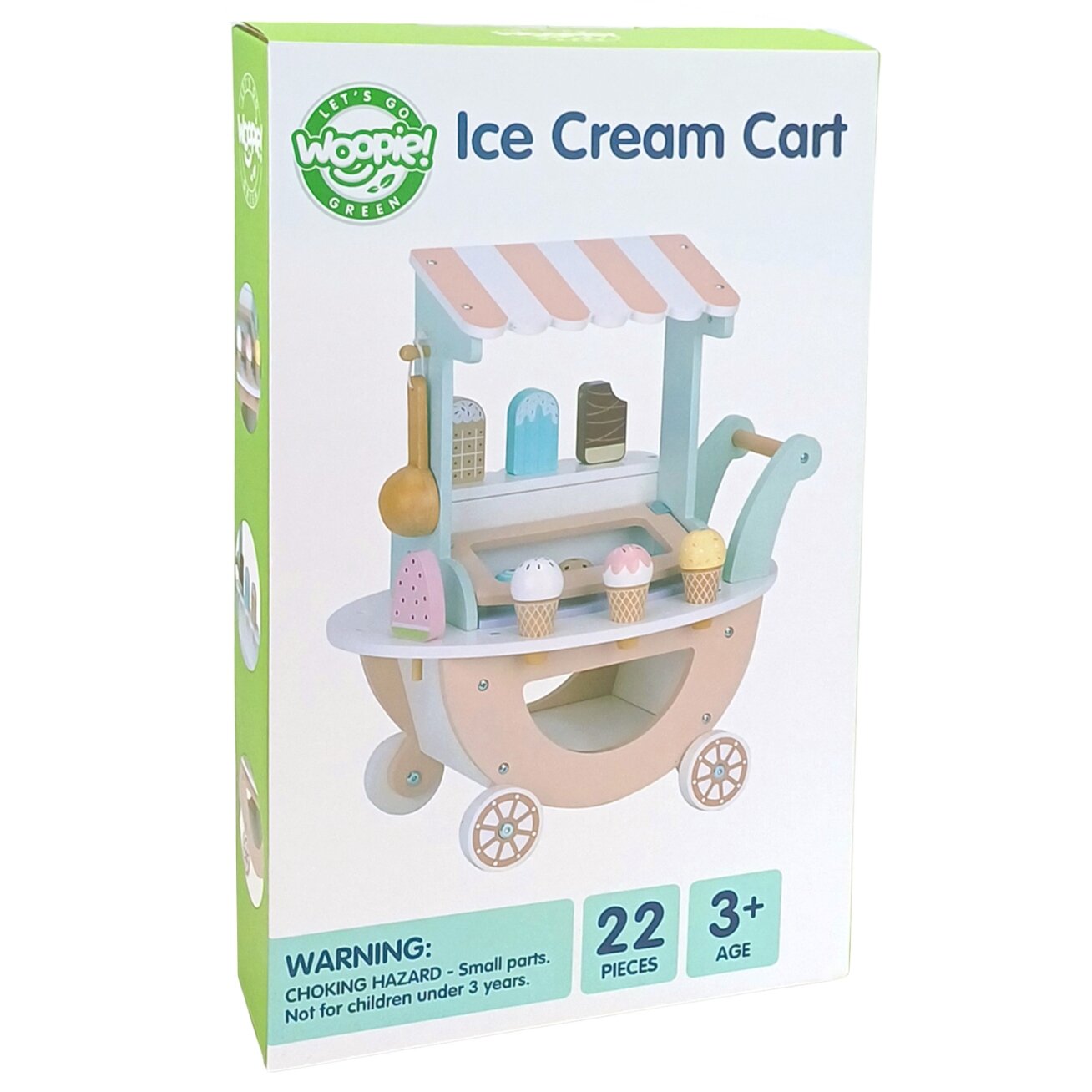 WOOPIE GREEN ledainė XXL pastelinis kioskeliukas su ledų vežimėliu 13 WOOPIE GREEN ledainė XXL pastelinis kioskeliukas su ledų vežimėliu 13