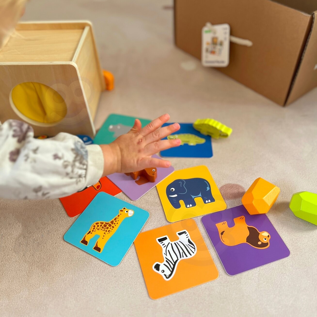 WOOPIE GREEN Box Dėžutė XXL Montessori edukacinė 7in1 sensorinė 31-36 mėn. FSC 6 WOOPIE GREEN Box Dėžutė XXL Montessori edukacinė 7in1 sensorinė 31-36 mėn. FSC 6
