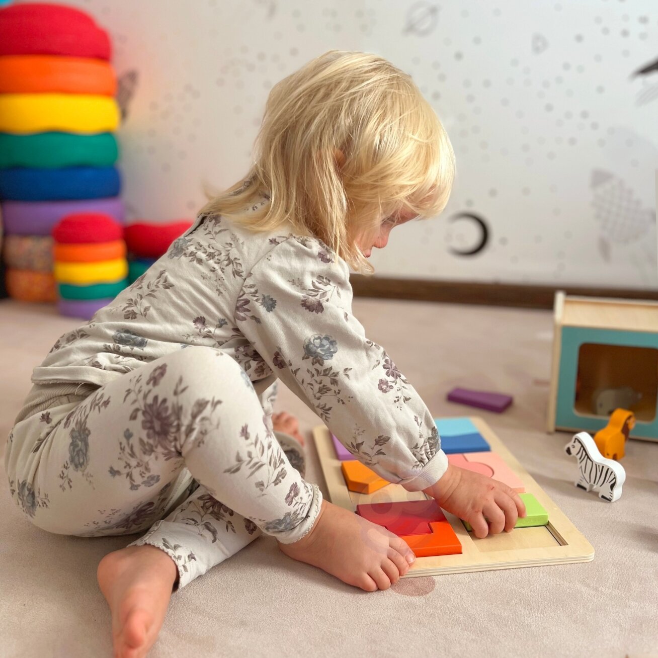 WOOPIE GREEN Box Dėžutė XXL Montessori edukacinė 7in1 sensorinė 31-36 mėn. FSC 5