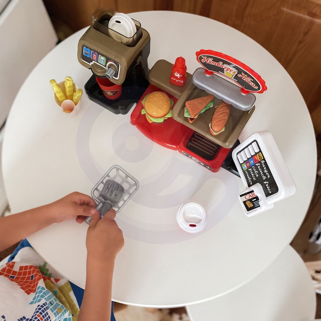 WOOPIE Fast Food XXL parduotuvė-restoranas su kasa + gėrimų dozatorius 3