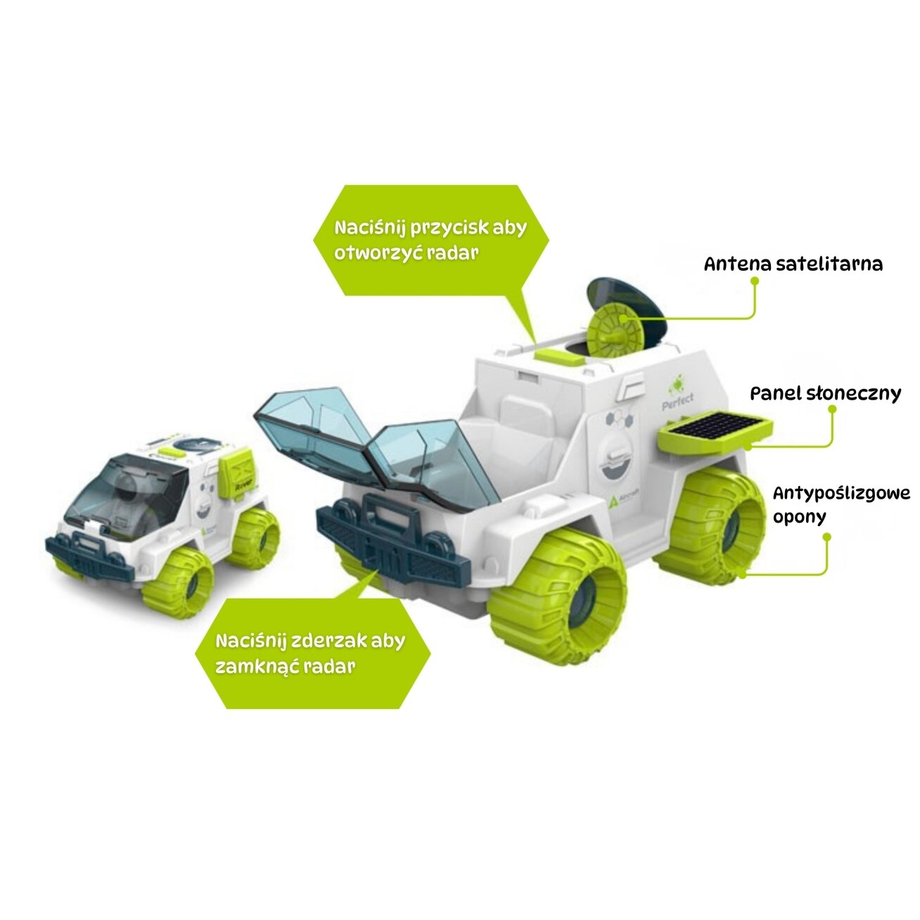 WOOPIE Interaktyvus kosminis marsaeigis Space Set 6