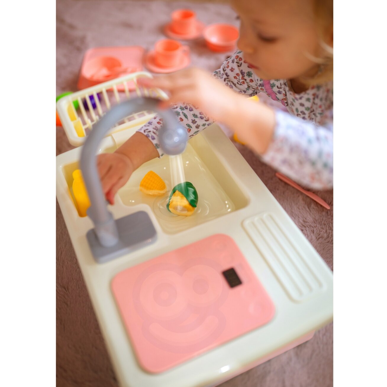 WOOPIE 2in1 virtuvinė plautuvė su maišytuvu ir vandeniu 3