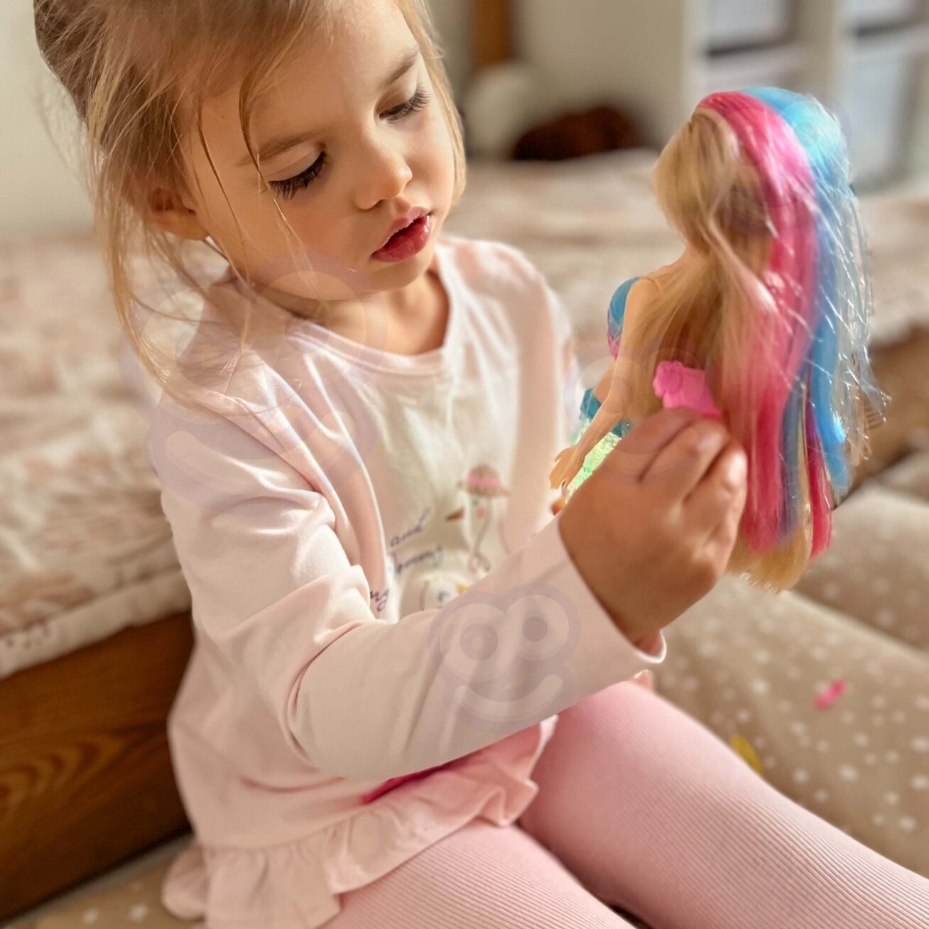 WOOPIE Stebuklinga vaivorykštinė undinėlė lėlė Gina su priedais 2 WOOPIE Stebuklinga vaivorykštinė undinėlė lėlė Gina su priedais 2