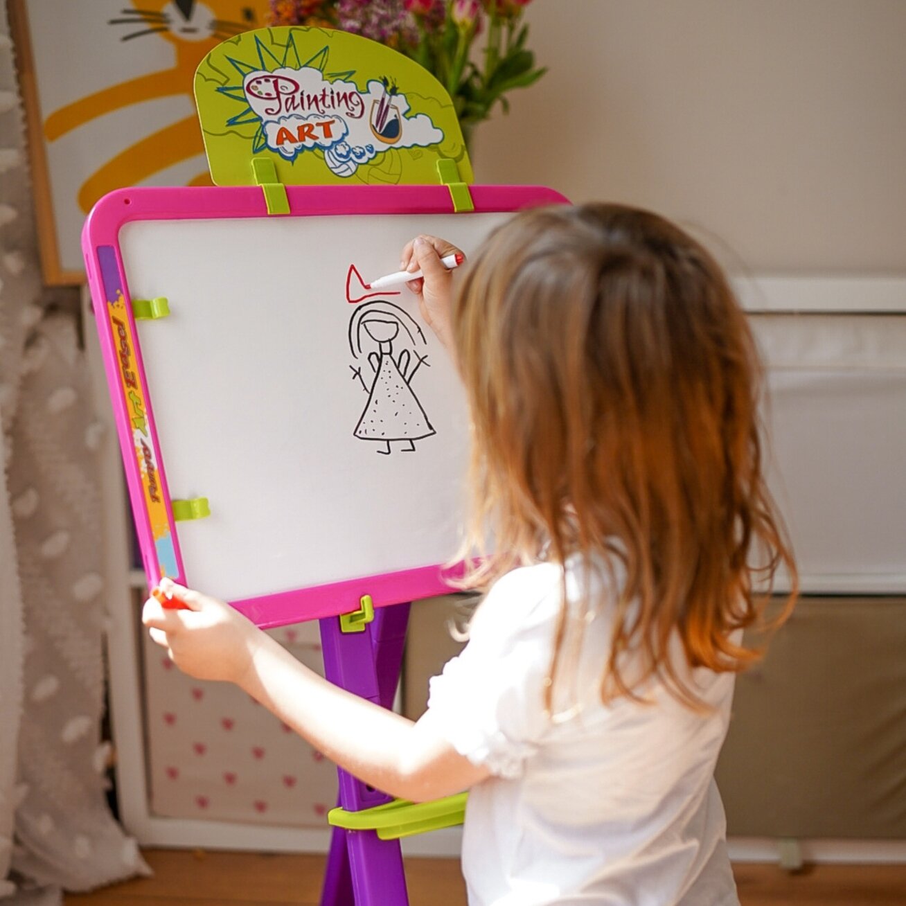 WOOPIE 3in1 magnetinė sausai valoma lenta su piešimu šviesa 5 WOOPIE 3in1 magnetinė sausai valoma lenta su piešimu šviesa 5
