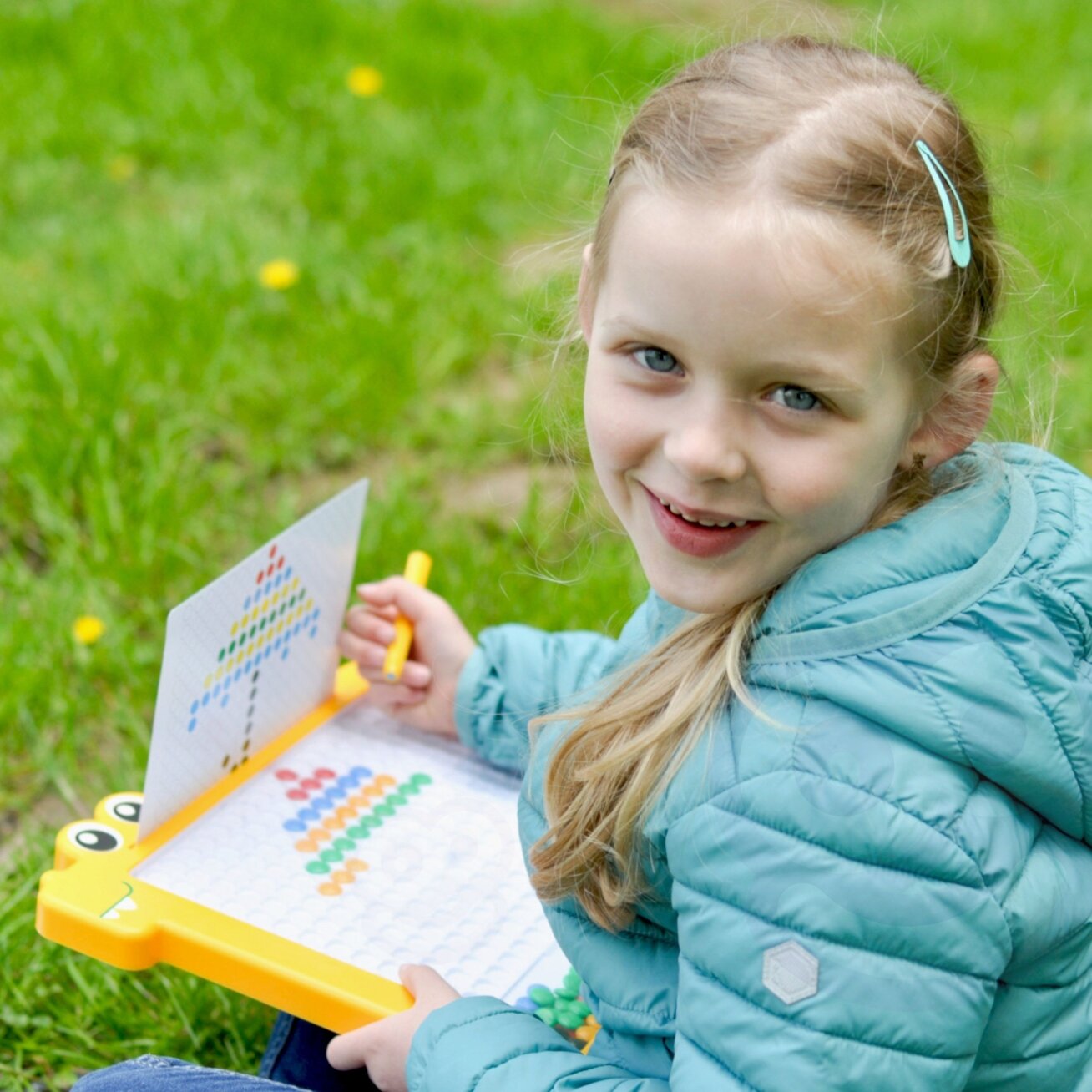 WOOPIE magnetinė lenta vaikams Montessori MagPad dinozauras 3 WOOPIE magnetinė lenta vaikams Montessori MagPad dinozauras 3