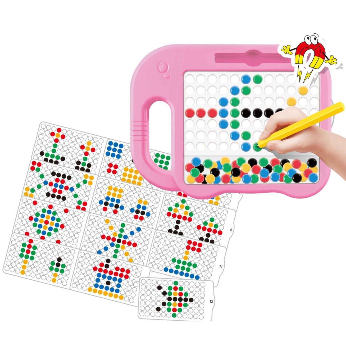 WOOPIE Magnetinė lenta vaikams Montessori MagPad Drambliukas 3 WOOPIE Magnetinė lenta vaikams Montessori MagPad Drambliukas 3
