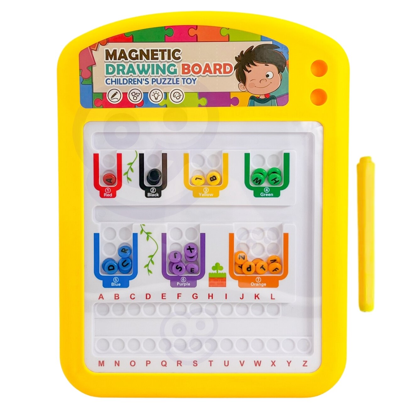 WOOPIE Montessori magnetinė lentelė piešimui 2 WOOPIE Montessori magnetinė lentelė piešimui 2