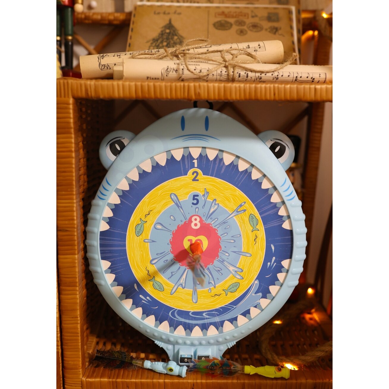 WOOPIE Magnetinis smiginio žaidimas saugus dartų taikinys Linksmasis rykliukas 5 WOOPIE Magnetinis smiginio žaidimas saugus dartų taikinys Linksmasis rykliukas 5
