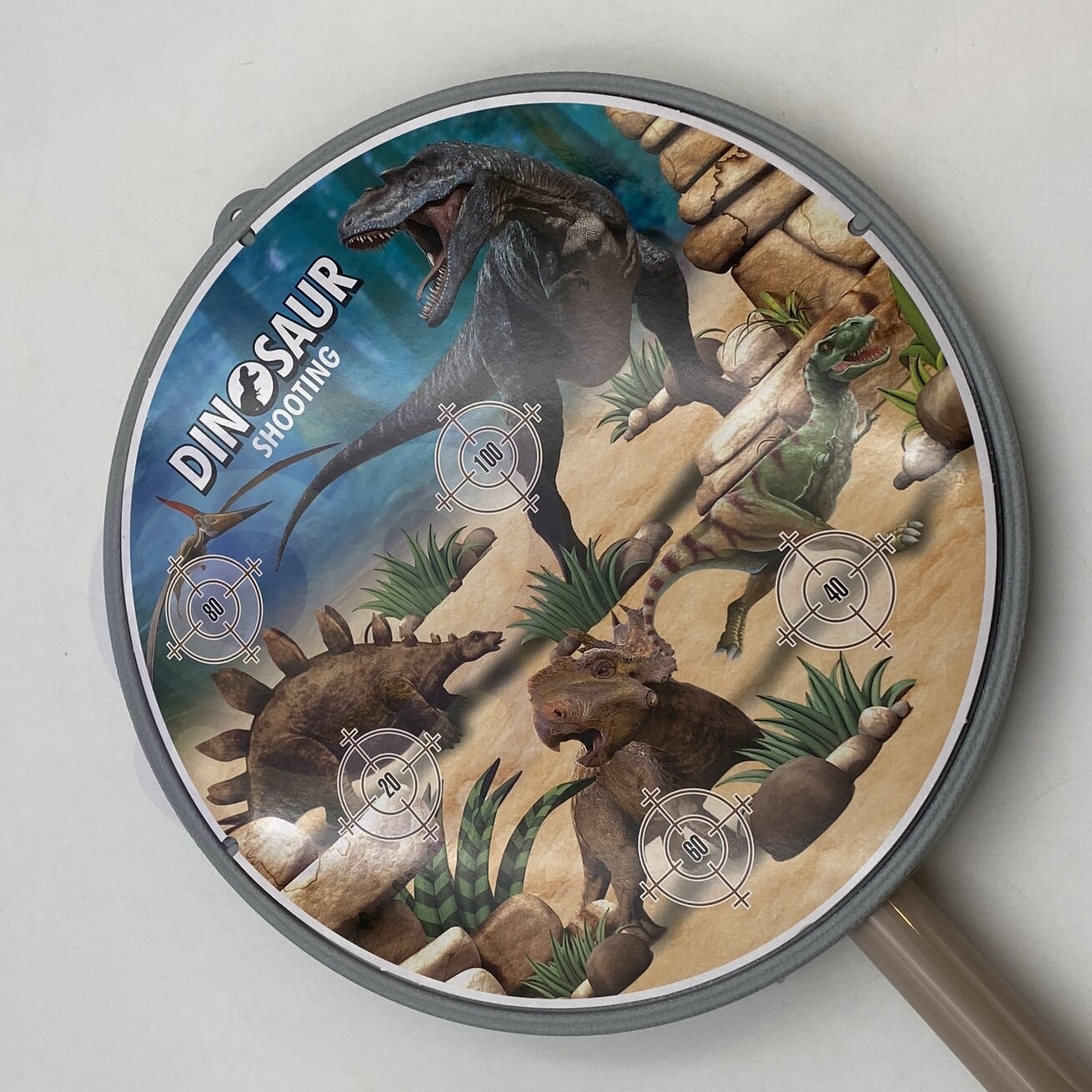WOOPIE mažojo lankininko rinkinys Dinozaurai Lankas Strėlės Taikinys 32 el. 7 WOOPIE mažojo lankininko rinkinys Dinozaurai Lankas Strėlės Taikinys 32 el. 7