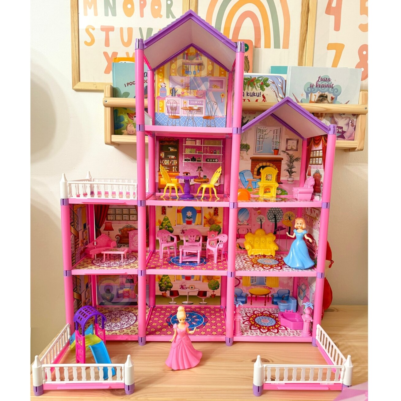 WOOPIE Mega vila Lėlių namelis LOVELY HOUSE 194 el. 4