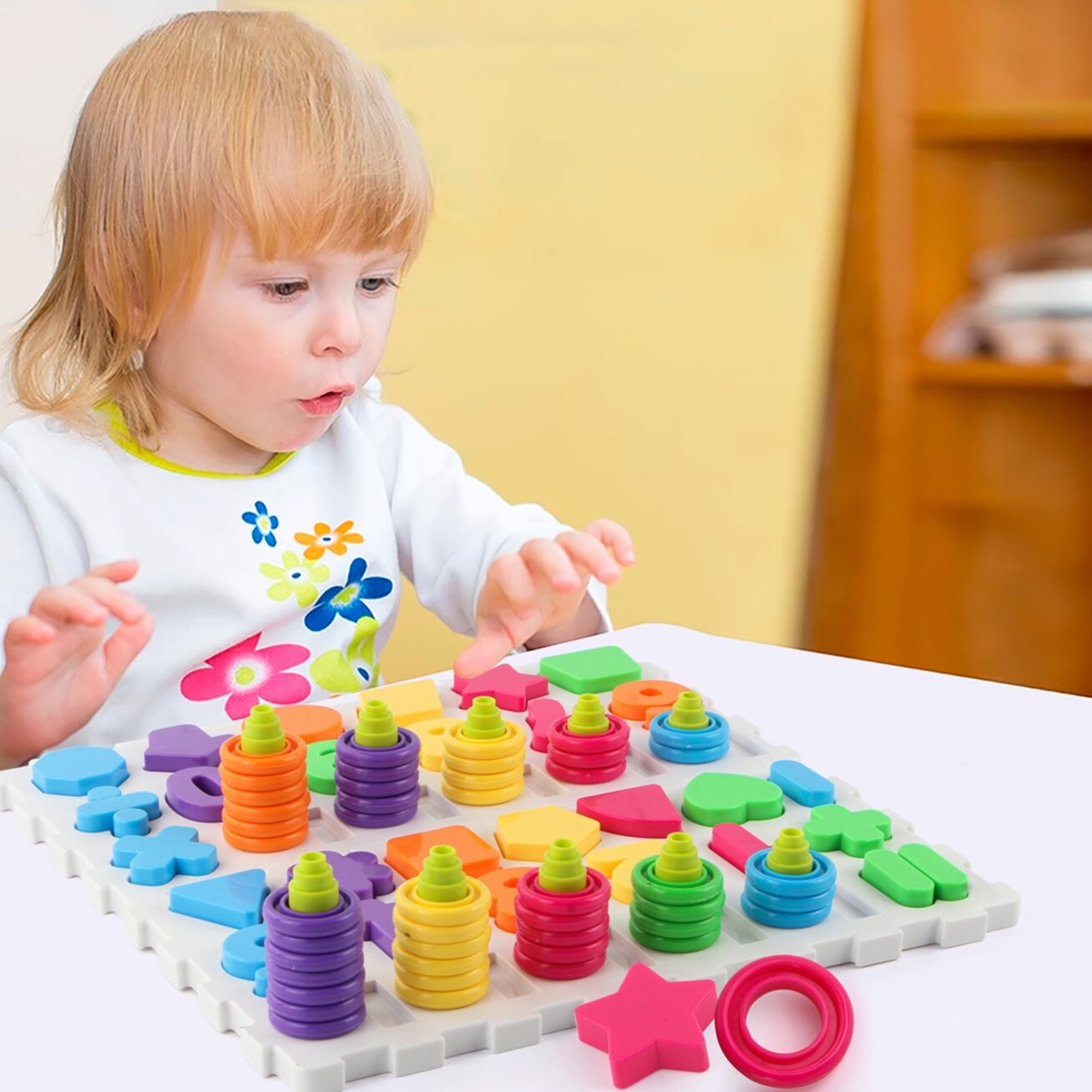 WOOPIE Montessori dėliojimo žaislas – rūšiuoklis, smegenų treniruotė, raidės, skaičiai 139 el. 6 WOOPIE Montessori dėliojimo žaislas – rūšiuoklis, smegenų treniruotė, raidės, skaičiai 139 el. 6