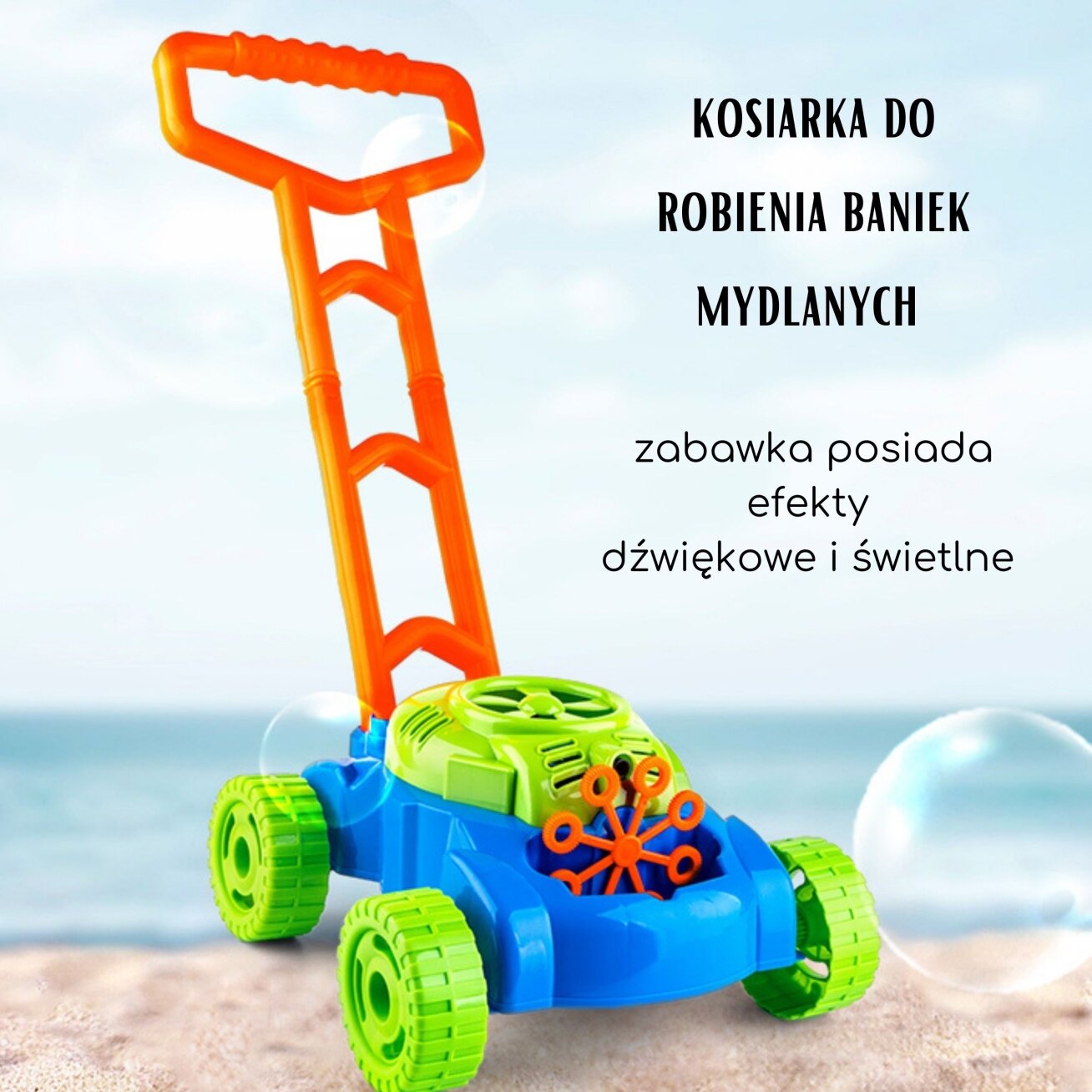 WOOPIE Žoliapjovė Muilo Burbulai Garsai Skystis 10