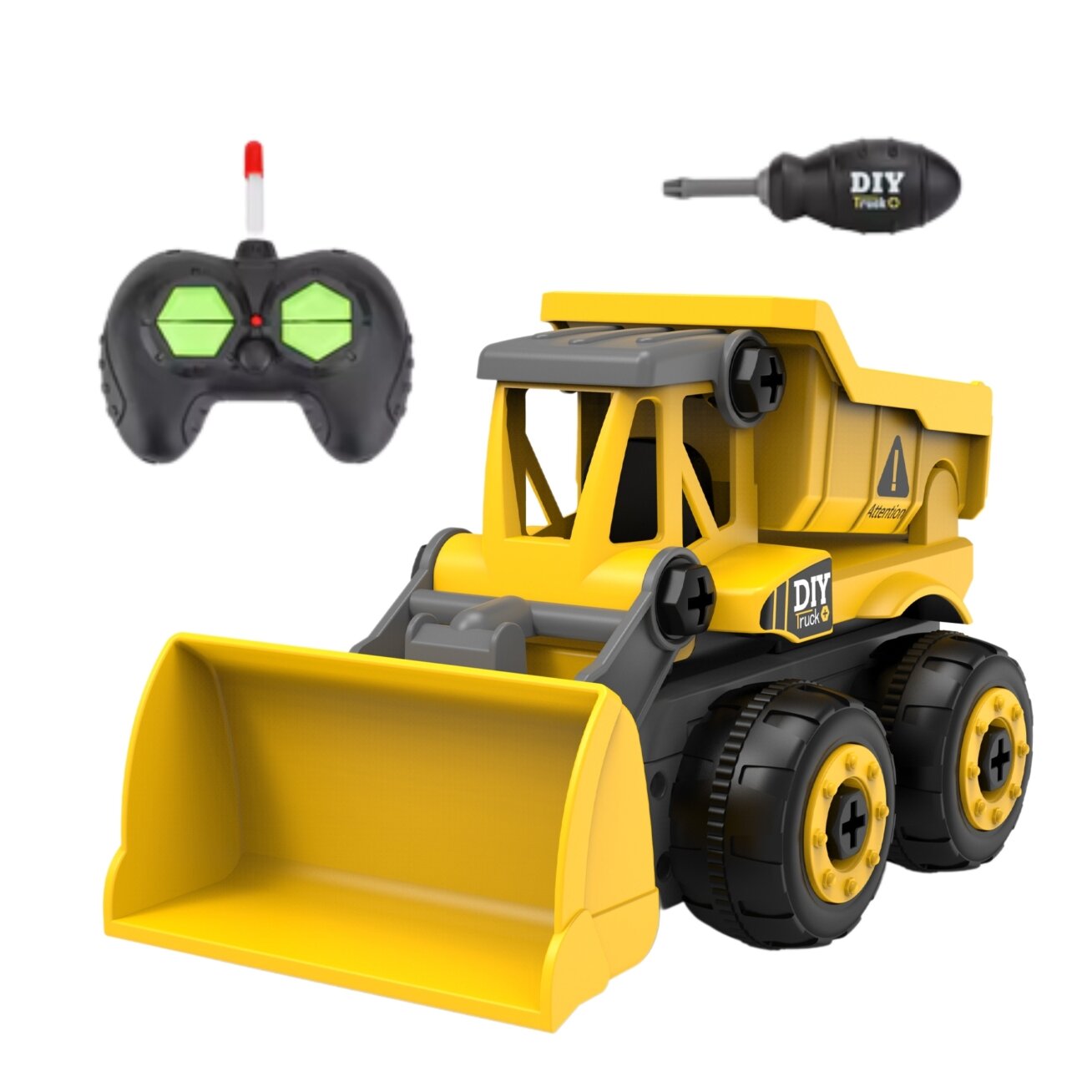 WOOPIE Nuotoliniu būdu valdomas statybinis automobiliukas DIY 1 WOOPIE Nuotoliniu būdu valdomas statybinis automobiliukas DIY 1