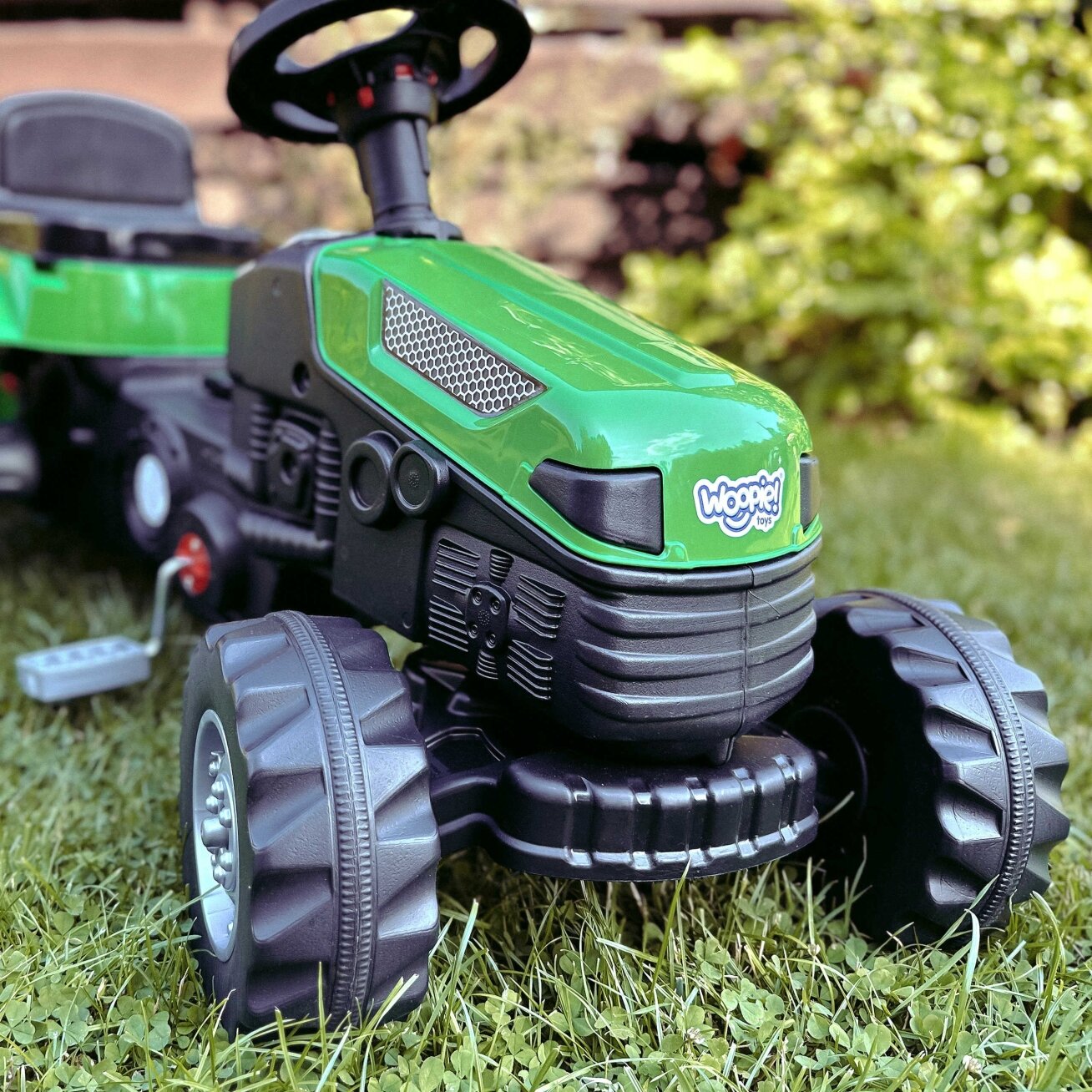 WOOPIE Pedalinis traktorius Farmer GoTrac MAXI su priekaba, tylūs ratai 5