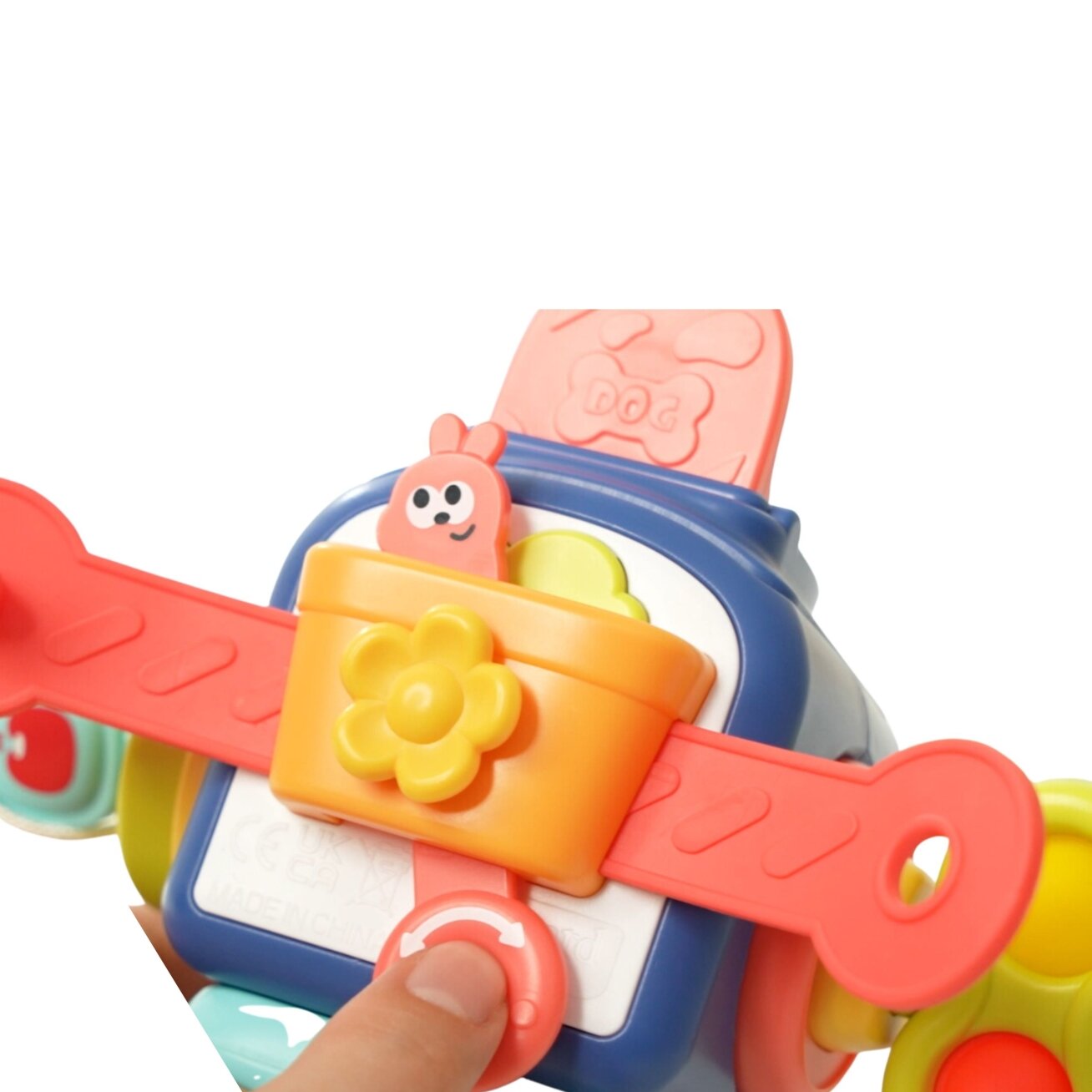 WOOPIE Pingvinukas Montessori sensorinis kamuolys 6in1 12