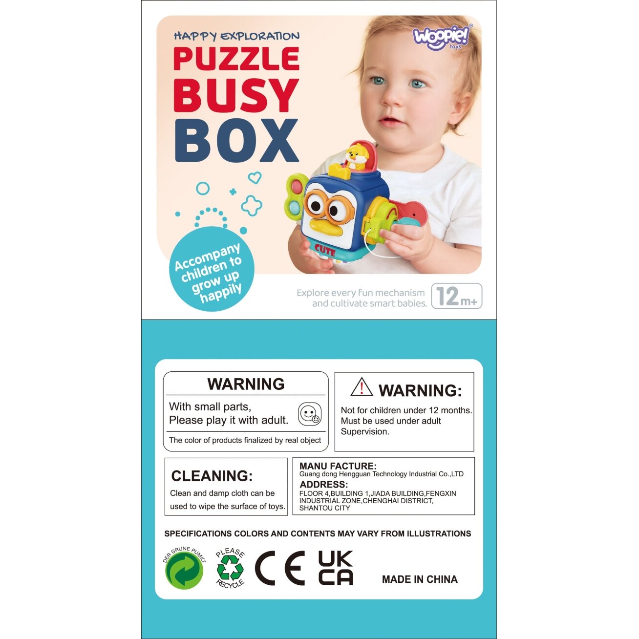 WOOPIE Pingvinukas Montessori sensorinis kamuolys 6in1 16 WOOPIE Pingvinukas Montessori sensorinis kamuolys 6in1 16