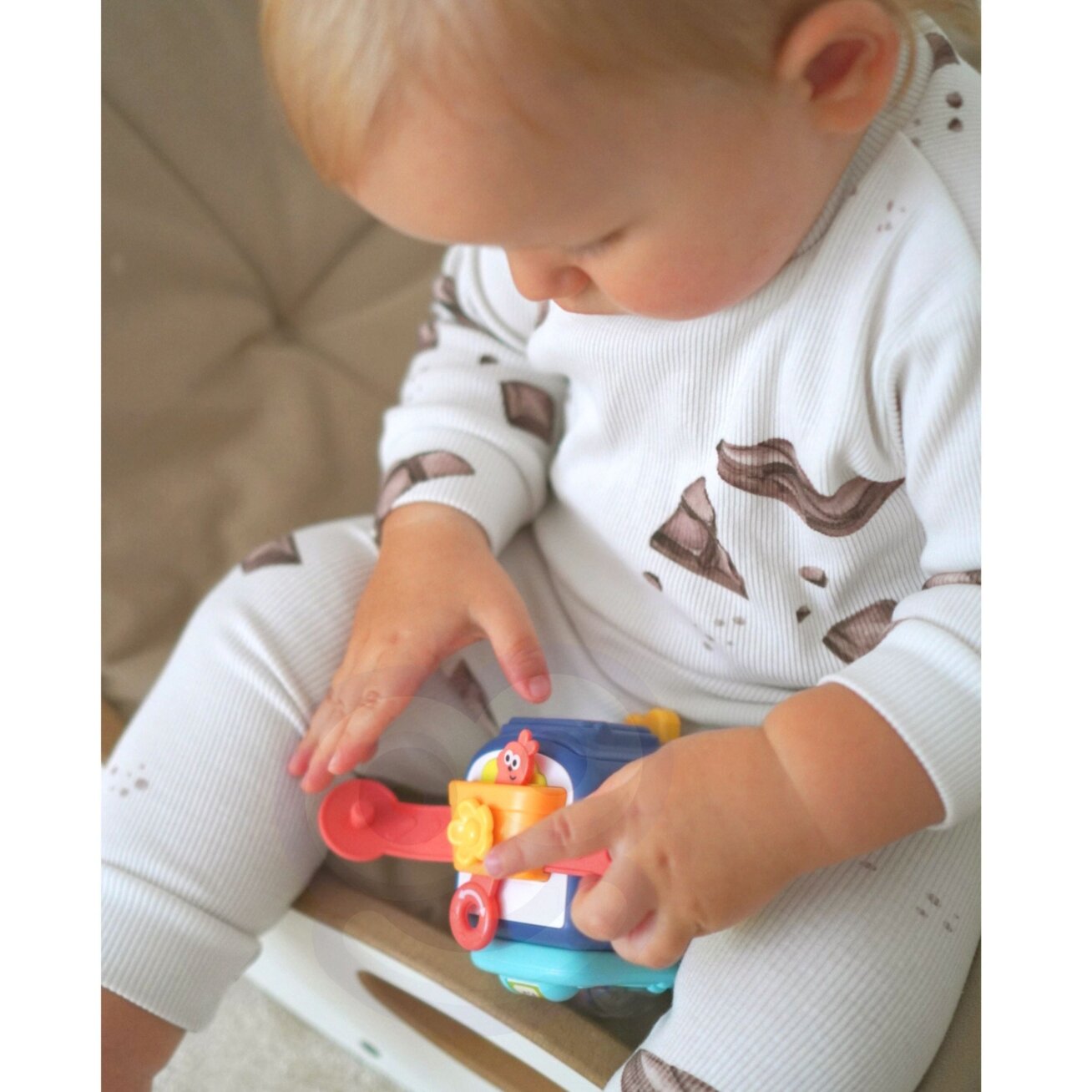 WOOPIE Pingvinukas Montessori sensorinis kamuolys 6in1 2
