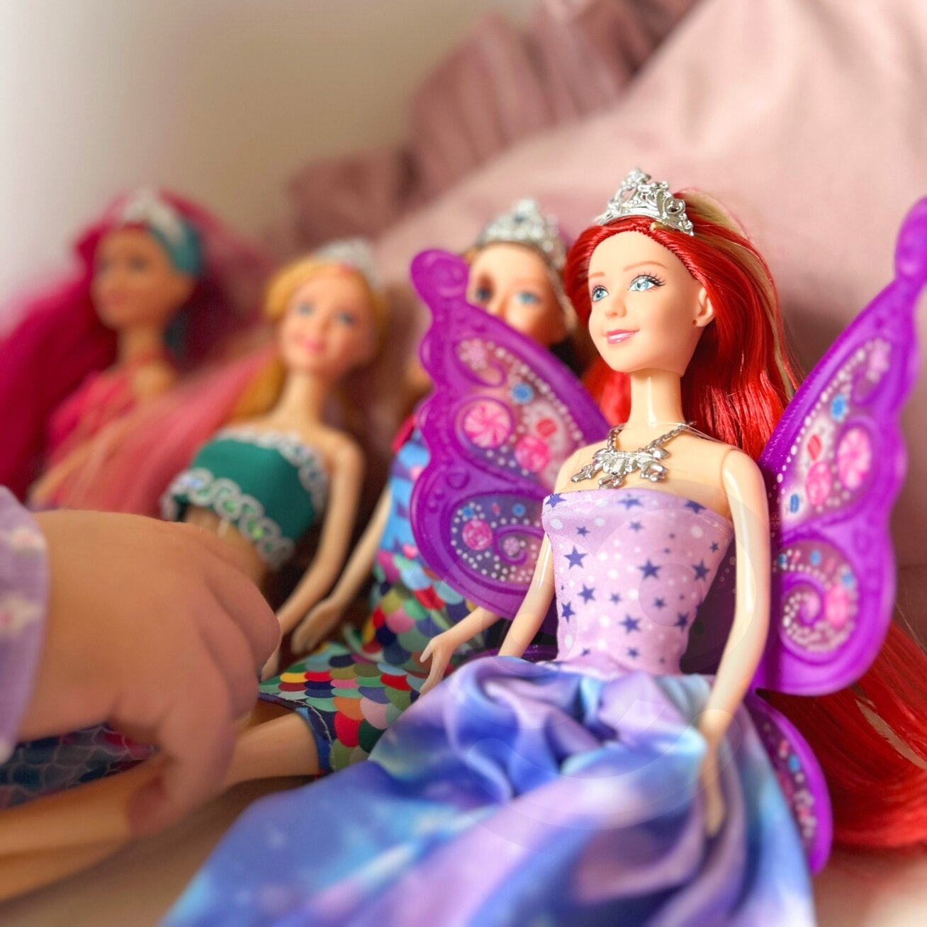 WOOPIE 4 magiškų princesių rinkinys – lėlių dėžutė 4in1 su priedais 2 WOOPIE 4 magiškų princesių rinkinys – lėlių dėžutė 4in1 su priedais 2
